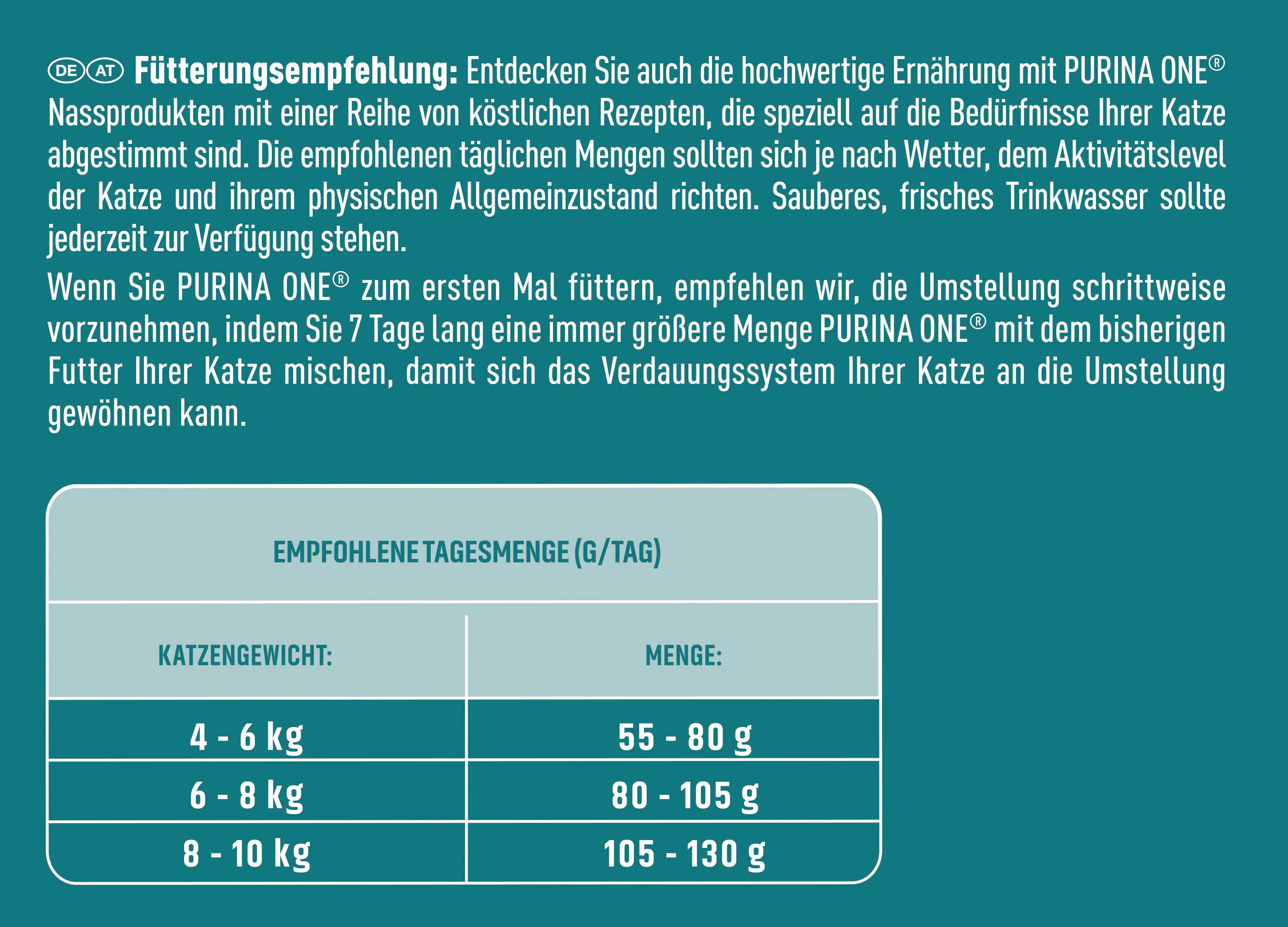Purina One Katzenfutter reich an Rind 2,8 kg Purina One Katzenfutter reich an Rind 2,8 kg