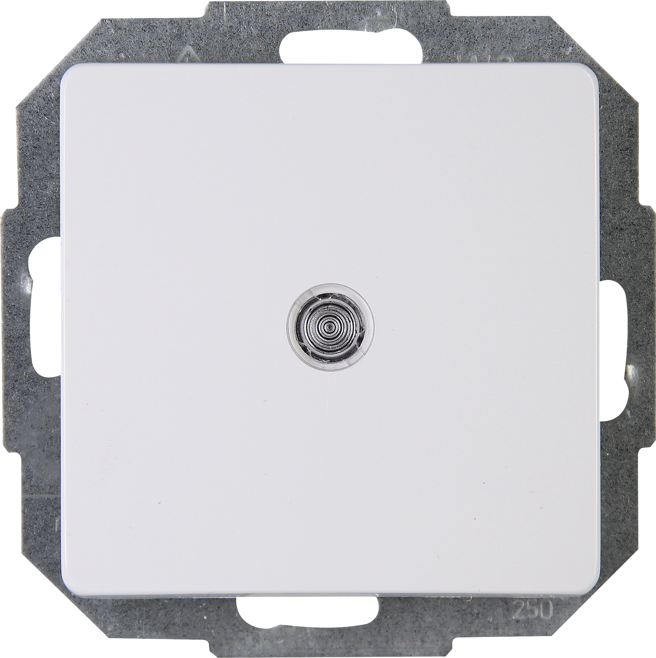 Kopp Universalschalter Paris beleuchtet arktisweiß, (Aus-/Wechsel), 650693083