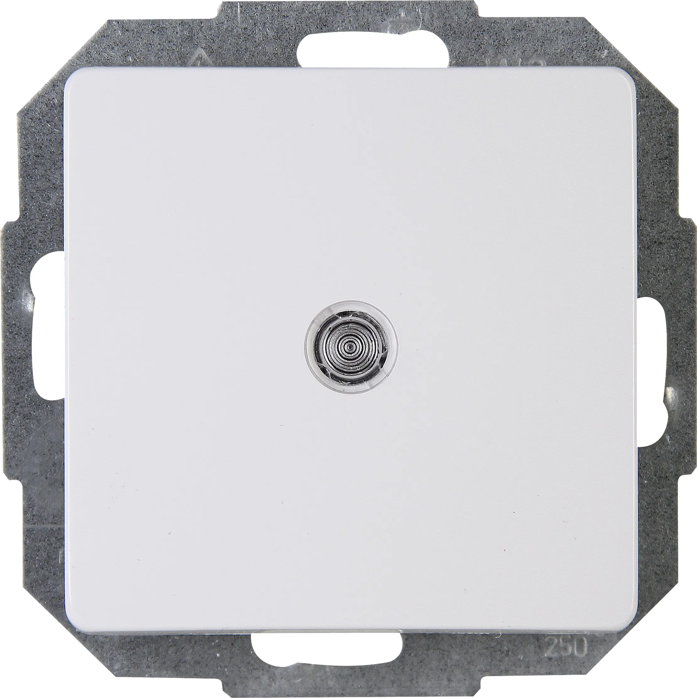 Kopp Universalschalter Paris beleuchtet arktisweiß, (Aus-/Wechsel), 650693083