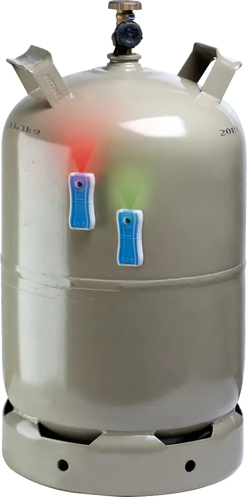 Gaslock Füllstandsanzeiger für Gasflaschen, schwarz
