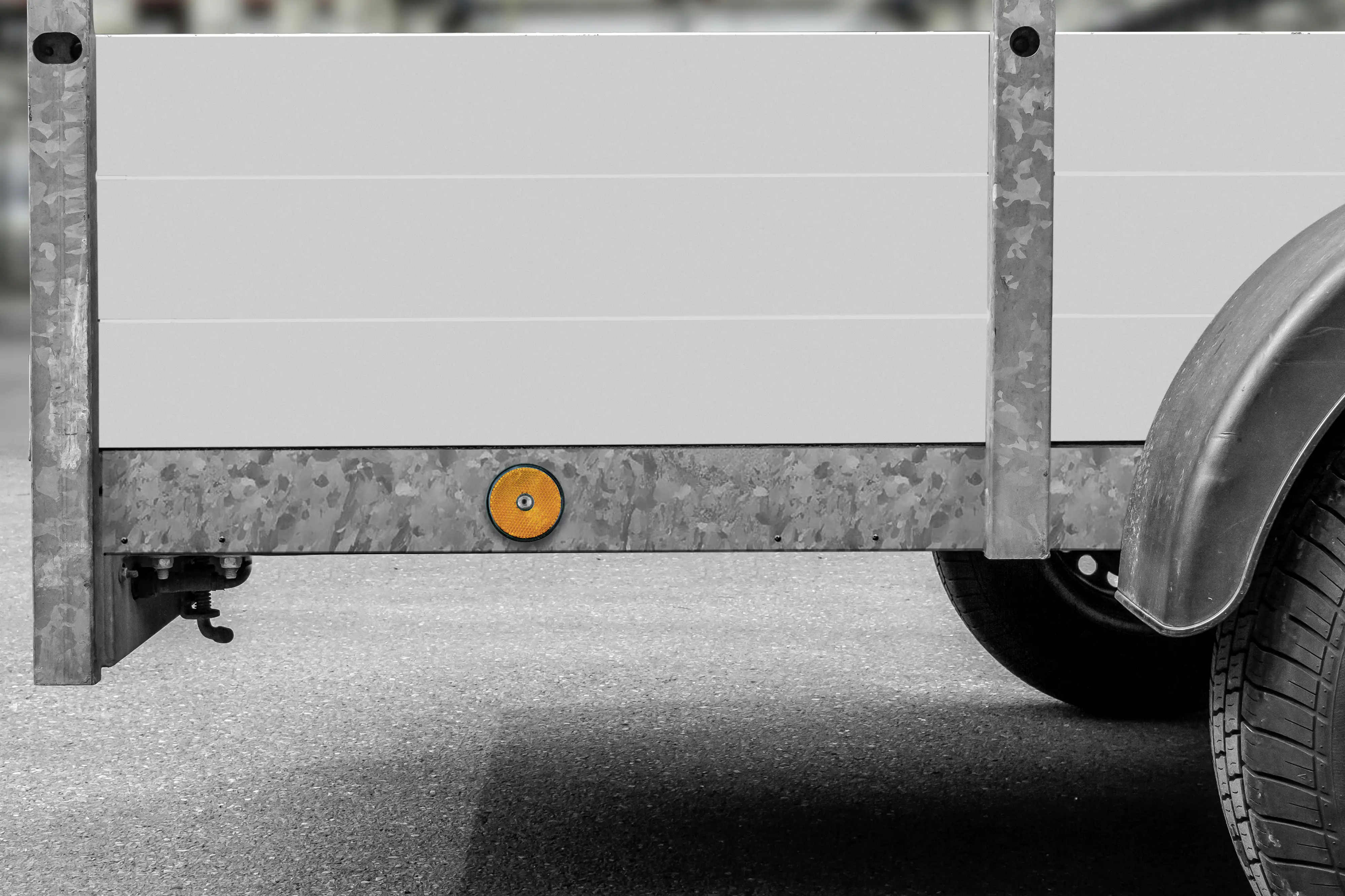 LAS Reflektor rund orange 2 Stück