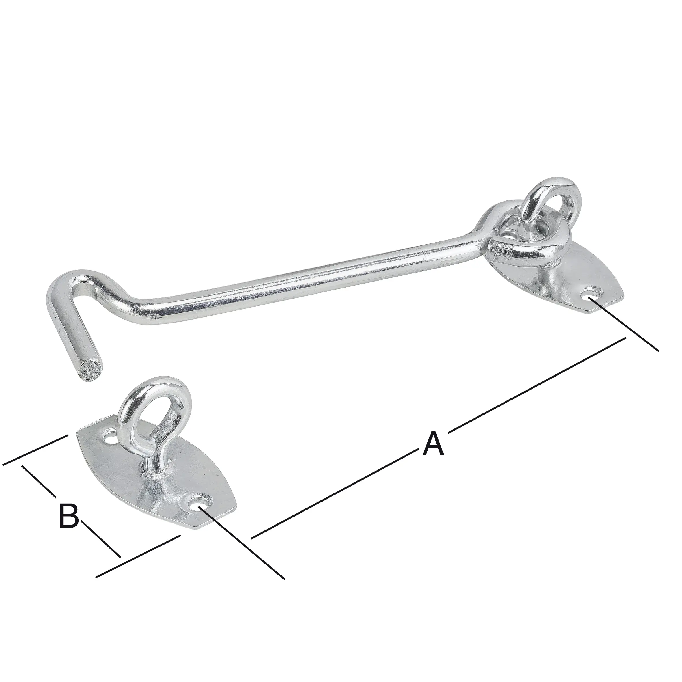 Vormann Sturmhaken verzinkt 120 x 43 mm