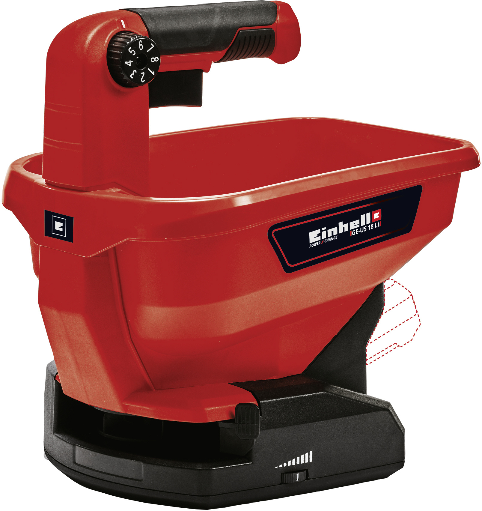 Einhell Akku Universal Streuer GE-US 18 Li-Solo 3,3 L Füllmenge