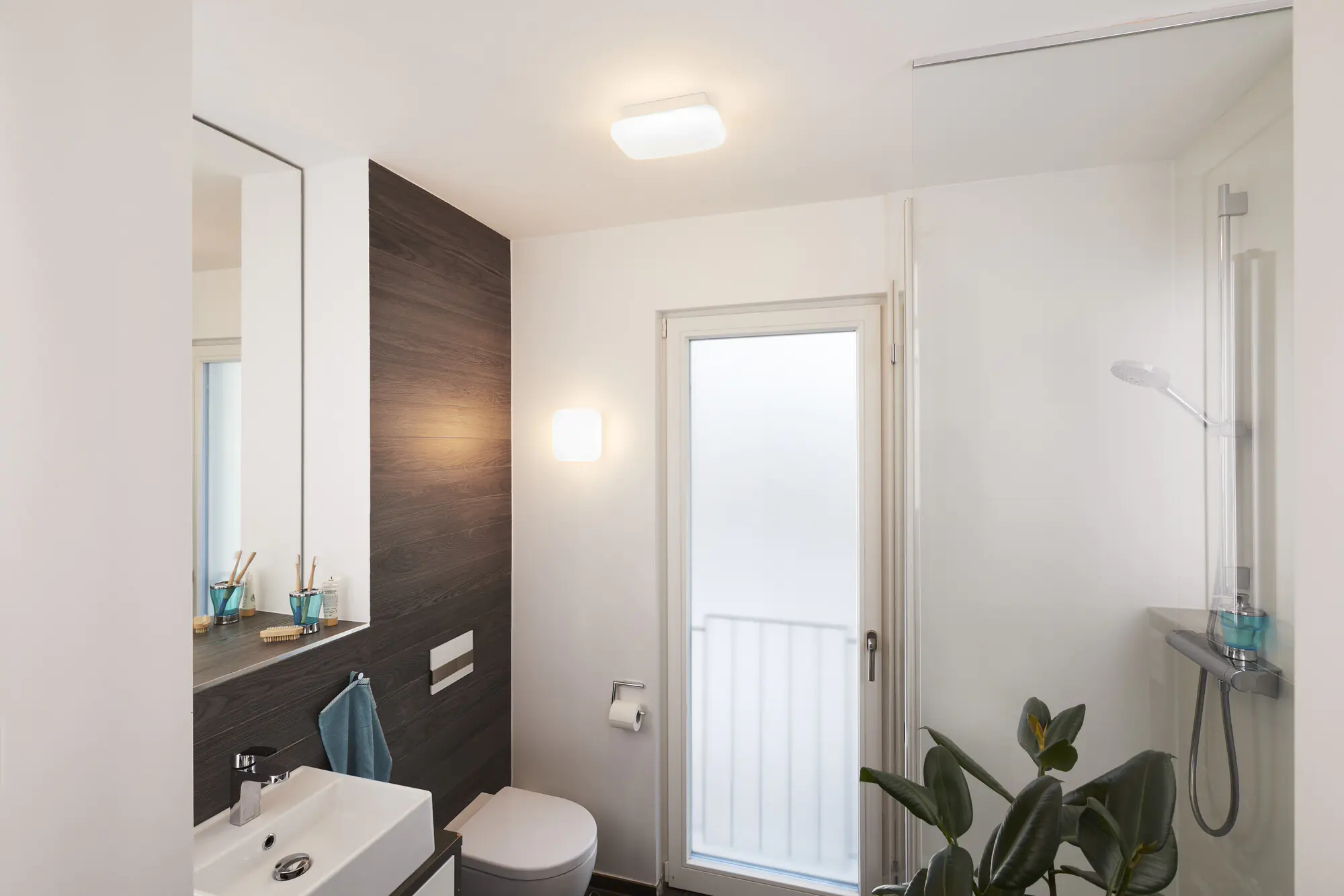 Ledvance Smart+ LED Deckenleuchte Orbis Aqua weiß Ø 20 cm 12 W