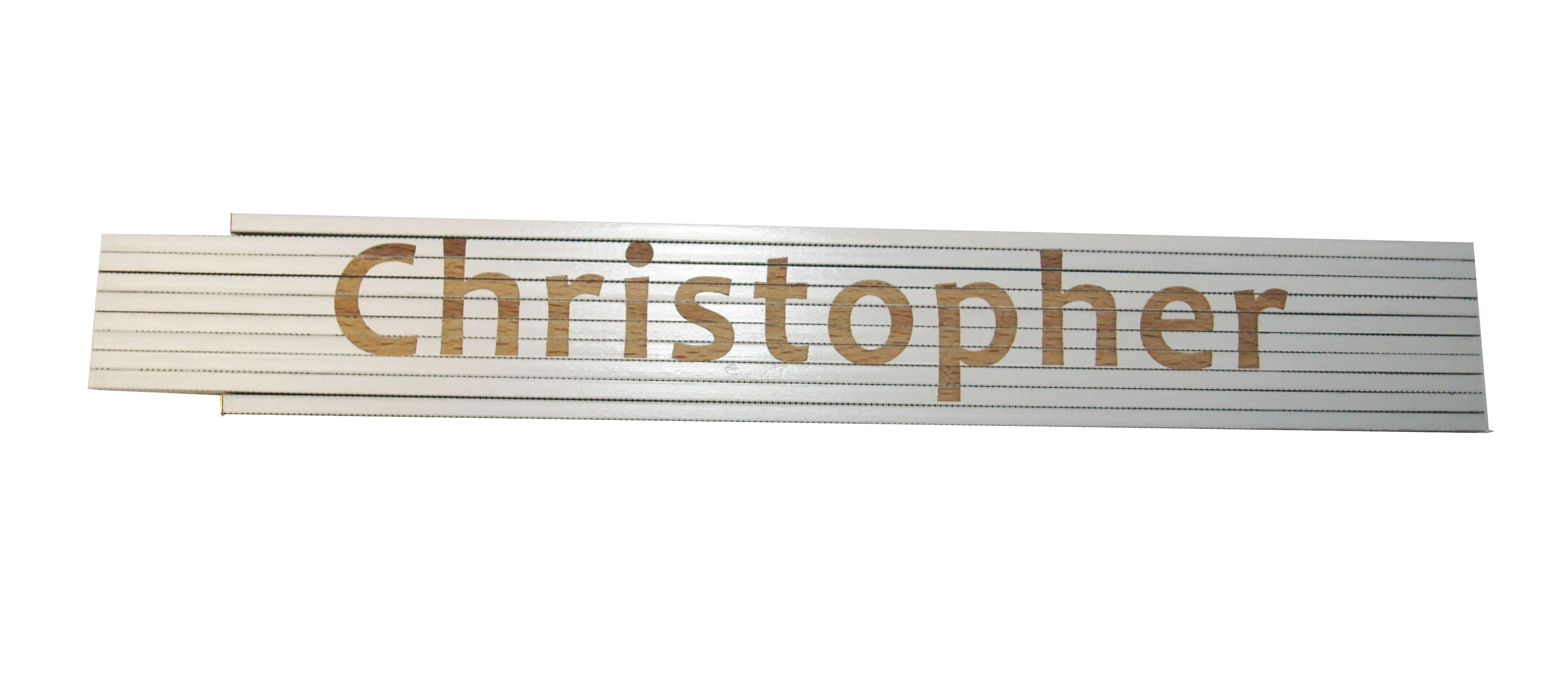 Zollstock Christopher 2 m weiß
