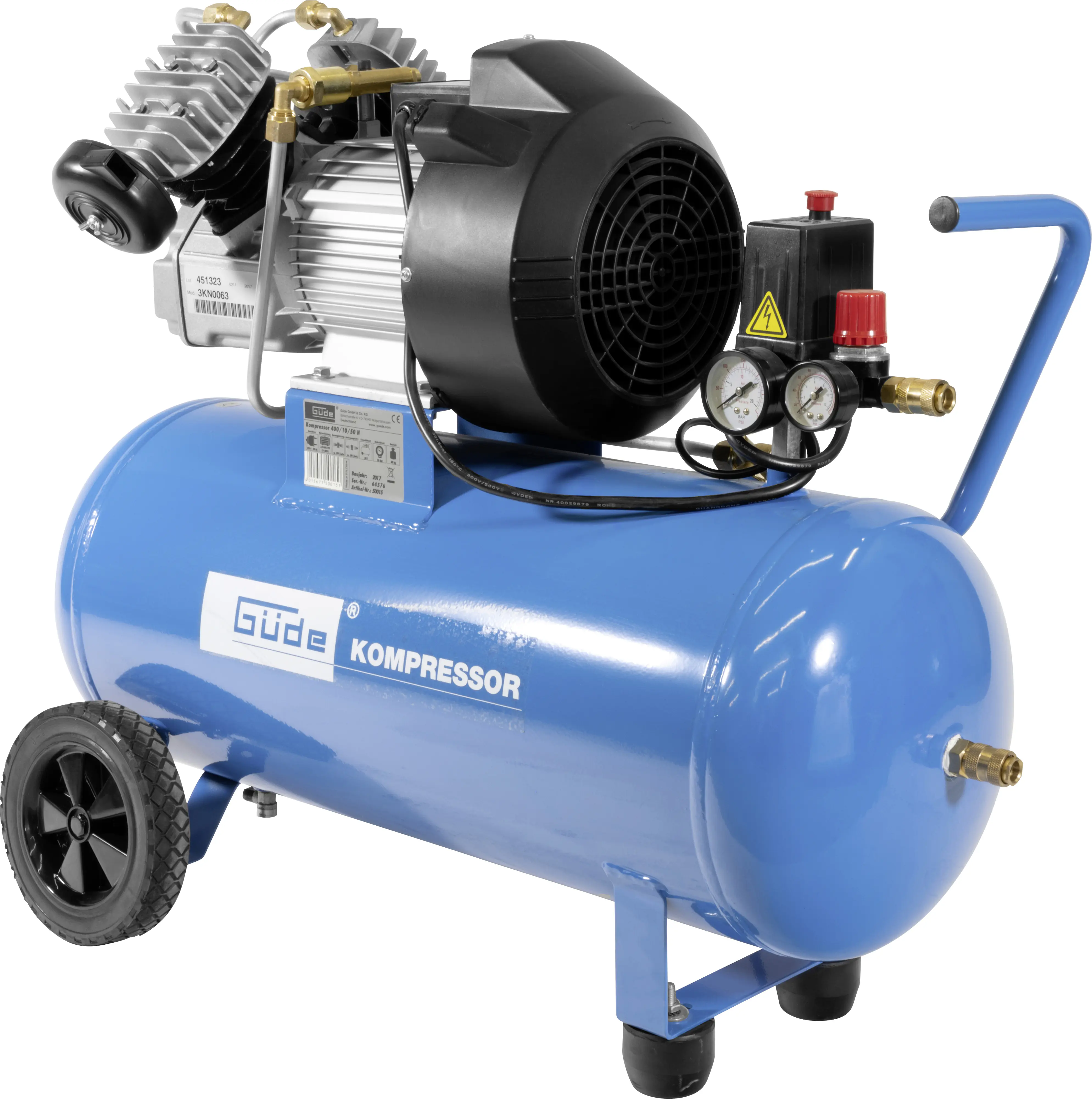 Güde Kompressor Set 400/10/50 DG10 bar 50 l 395 l/min 2,2 kW Güde Kompressor Set 400/10/50 DG10 bar 50 l 395 l/min 2,2 kW