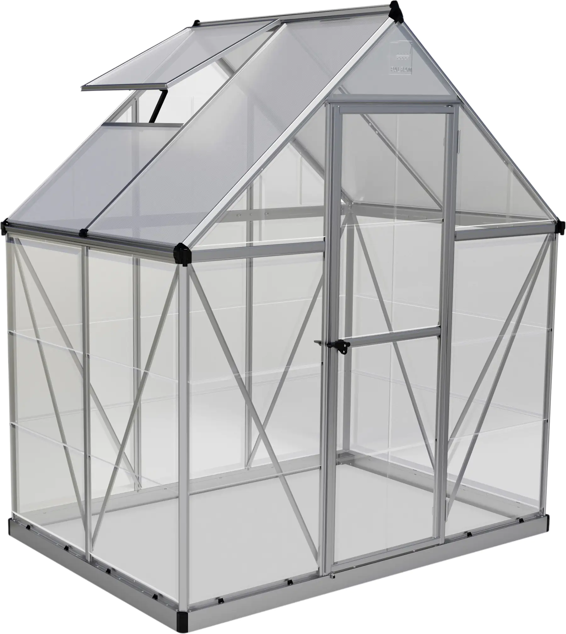 Canopia Gewächshaus Hybrid 6X4 silber 185 x 126 x 208 cm