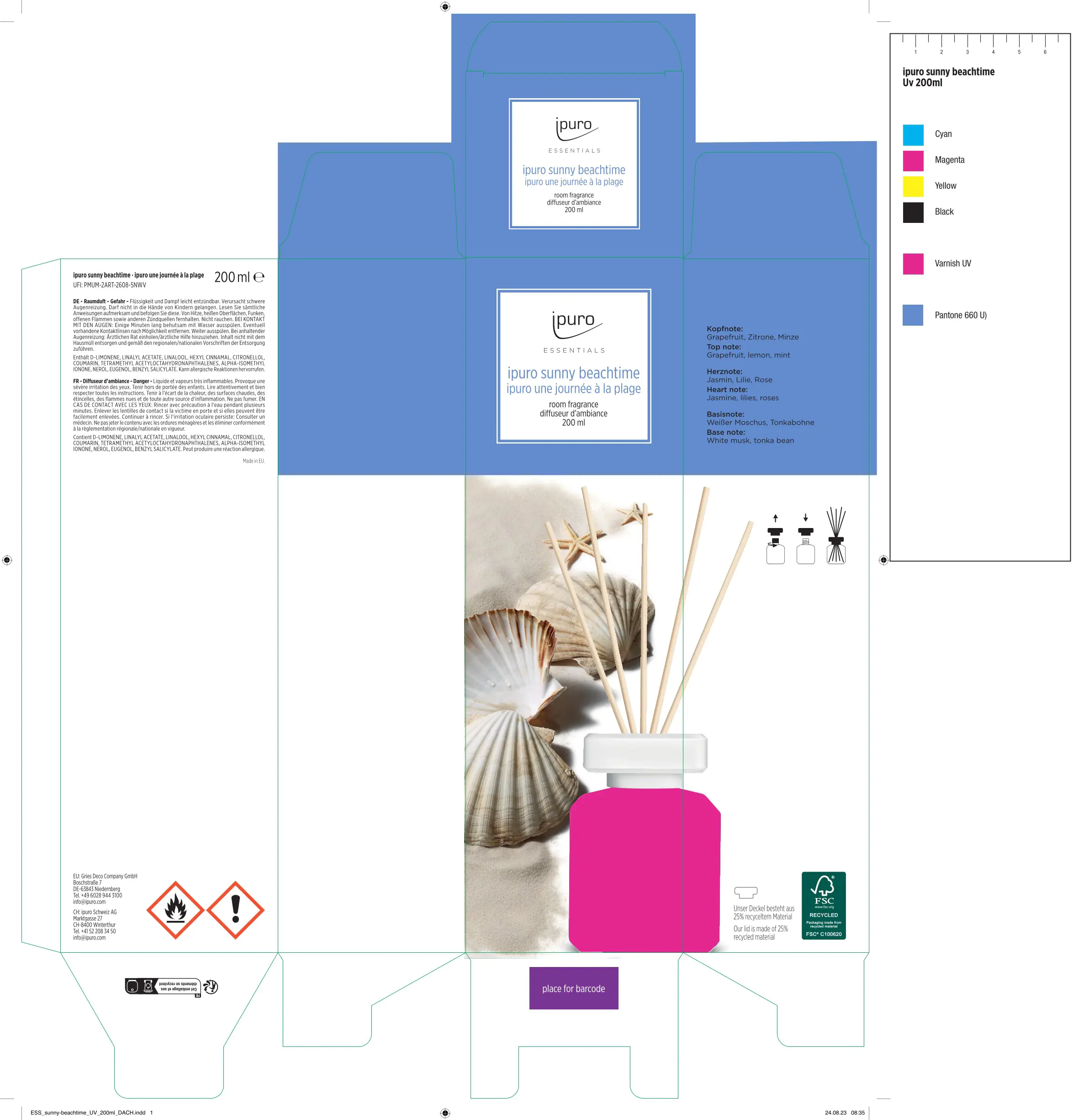 ipuro ESSENTIALS Raumduft Sunny Beachtime 200 ml ipuro ESSENTIALS Raumduft Sunny Beachtime 200 ml