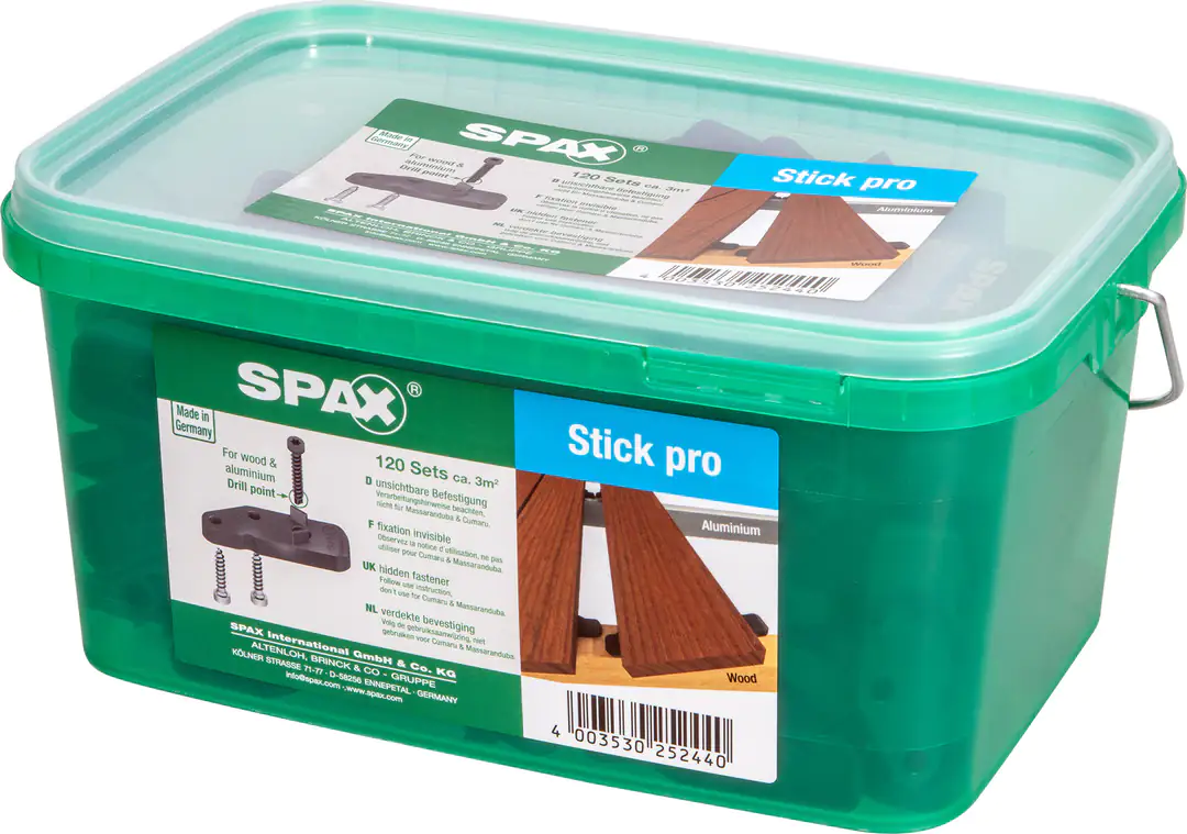 Spax Terrassestick-Set 60 x 20 x 8 mm zum stecken - 120 Stk.