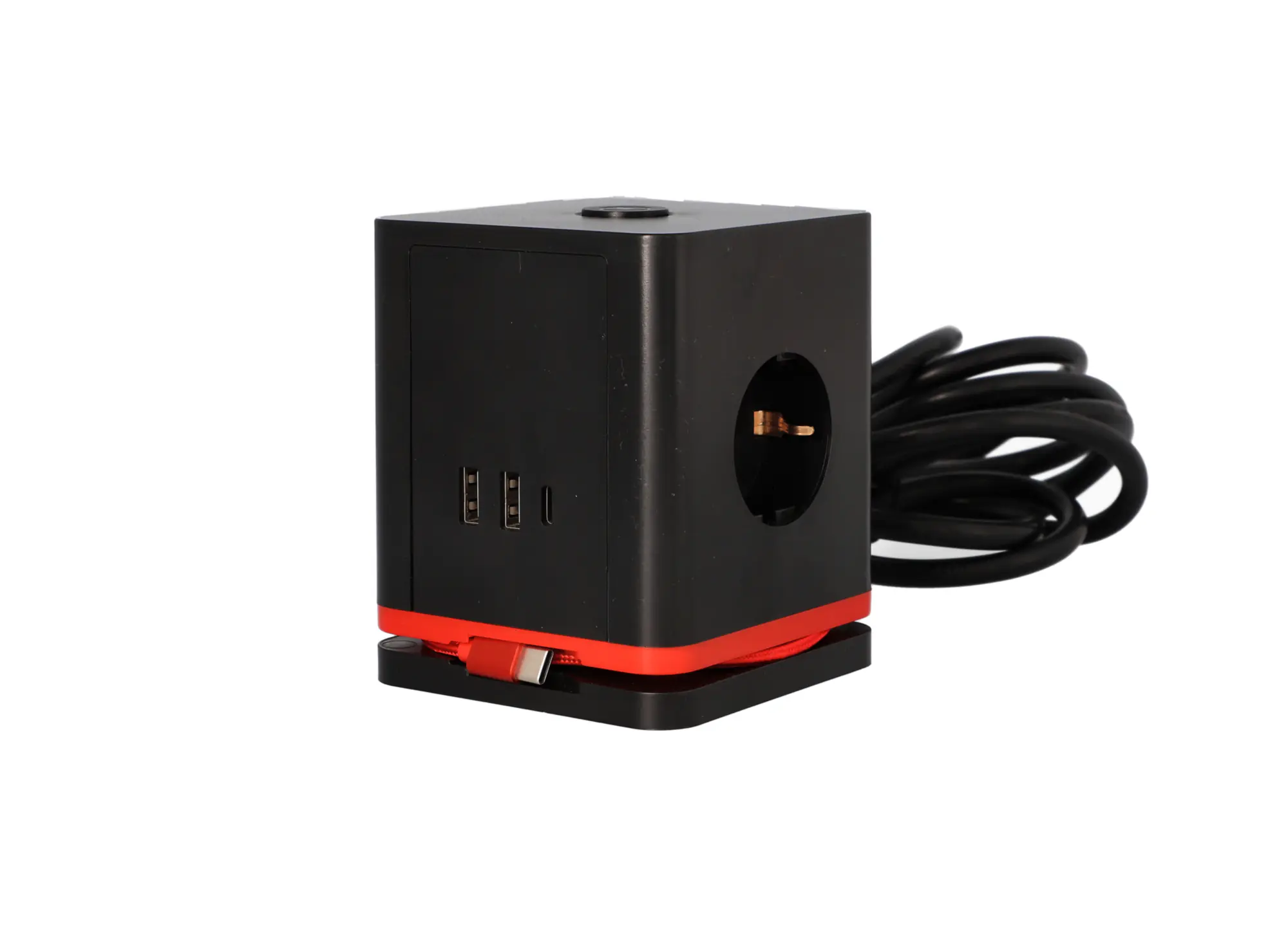 Unitec Steckdosenwürfel mit Schalter 3-fach inkl. 3x USB A/C 1,4 m