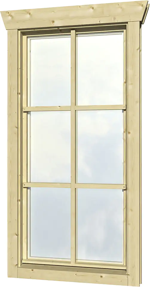 4018211033058 SKAN HOLZ Einzelfenster BxH 57,5 x 123,5 cm Anschlag links für 28 mm Häuser