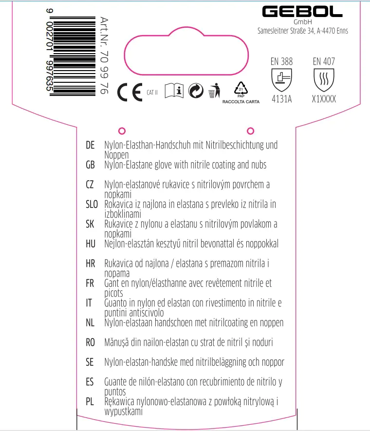 Gebol Handschuh Multi Flex Lady  