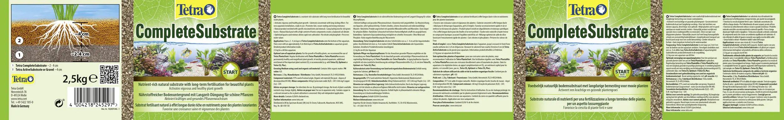 Tetra Aquarienerde Complete Substrate 2,5 kg