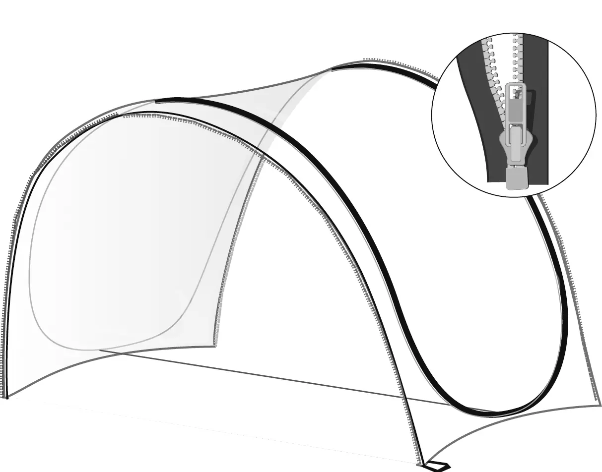 Gardenguard Verlängerung für Frühbeettunnel 110 cm