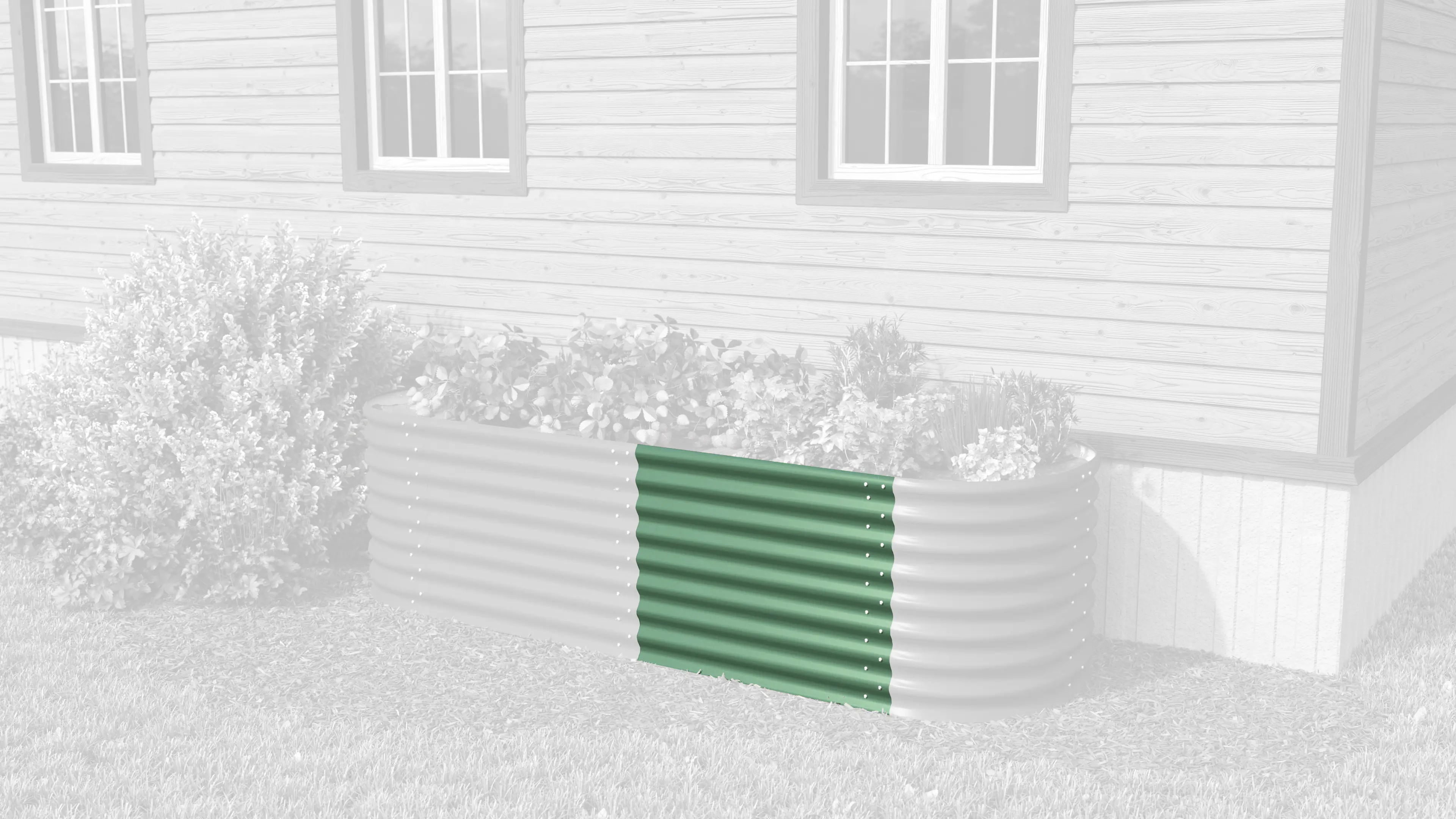 Vitavia Erweiterung Stretched zu Hochbeet 630 80 x 63 cm seegras