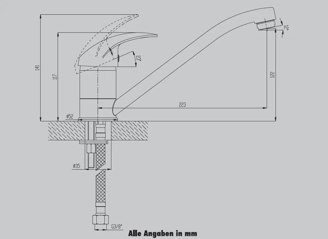Primaster Küchenarmatur Sydney verchromt