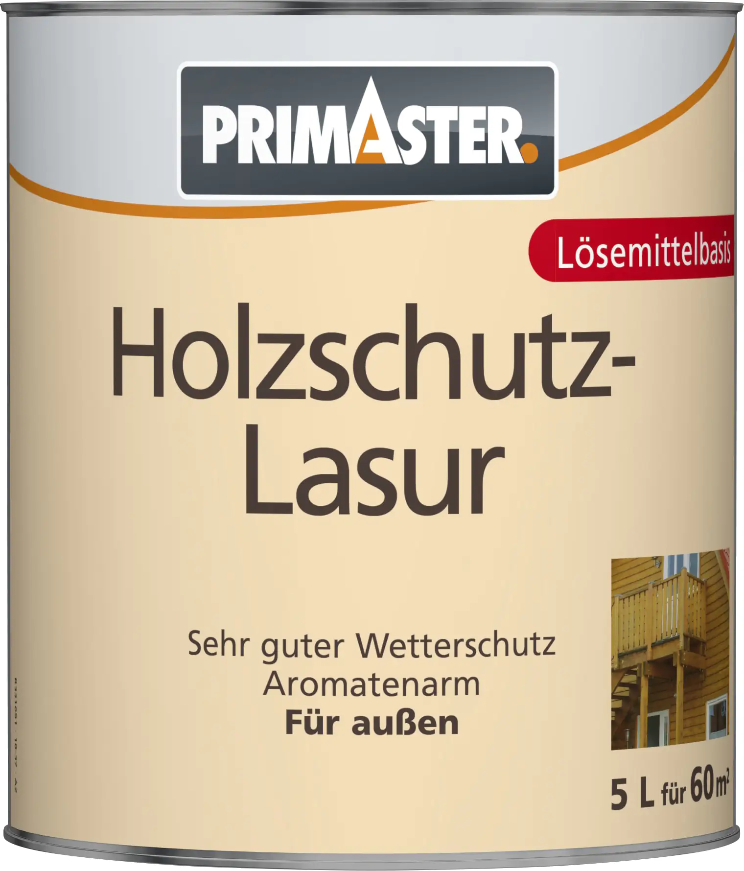 Primaster Holzschutzlasur 5 L farblos Primaster Holzschutzlasur 5 L farblos