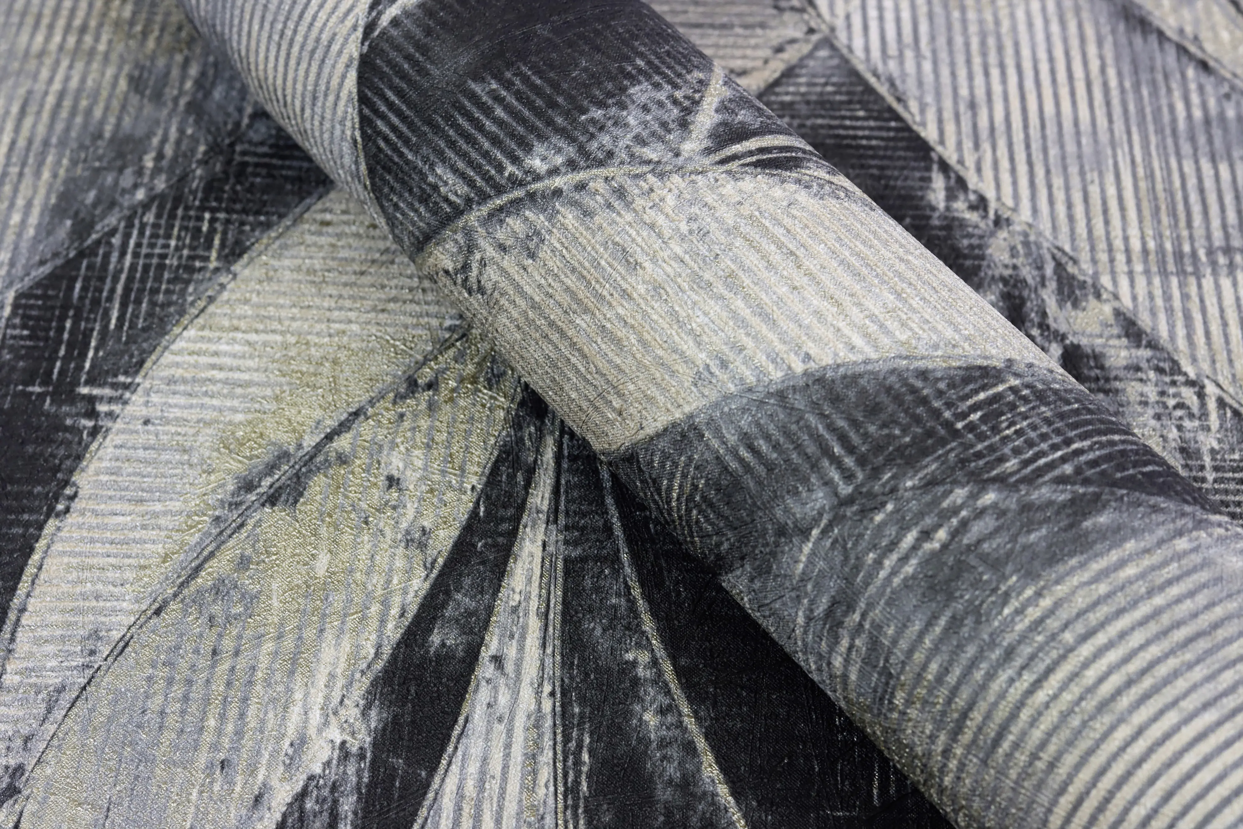 Rasch Vliestapete 520071 Concrete grafik bronze-grün, 10,05 x 0,53 m