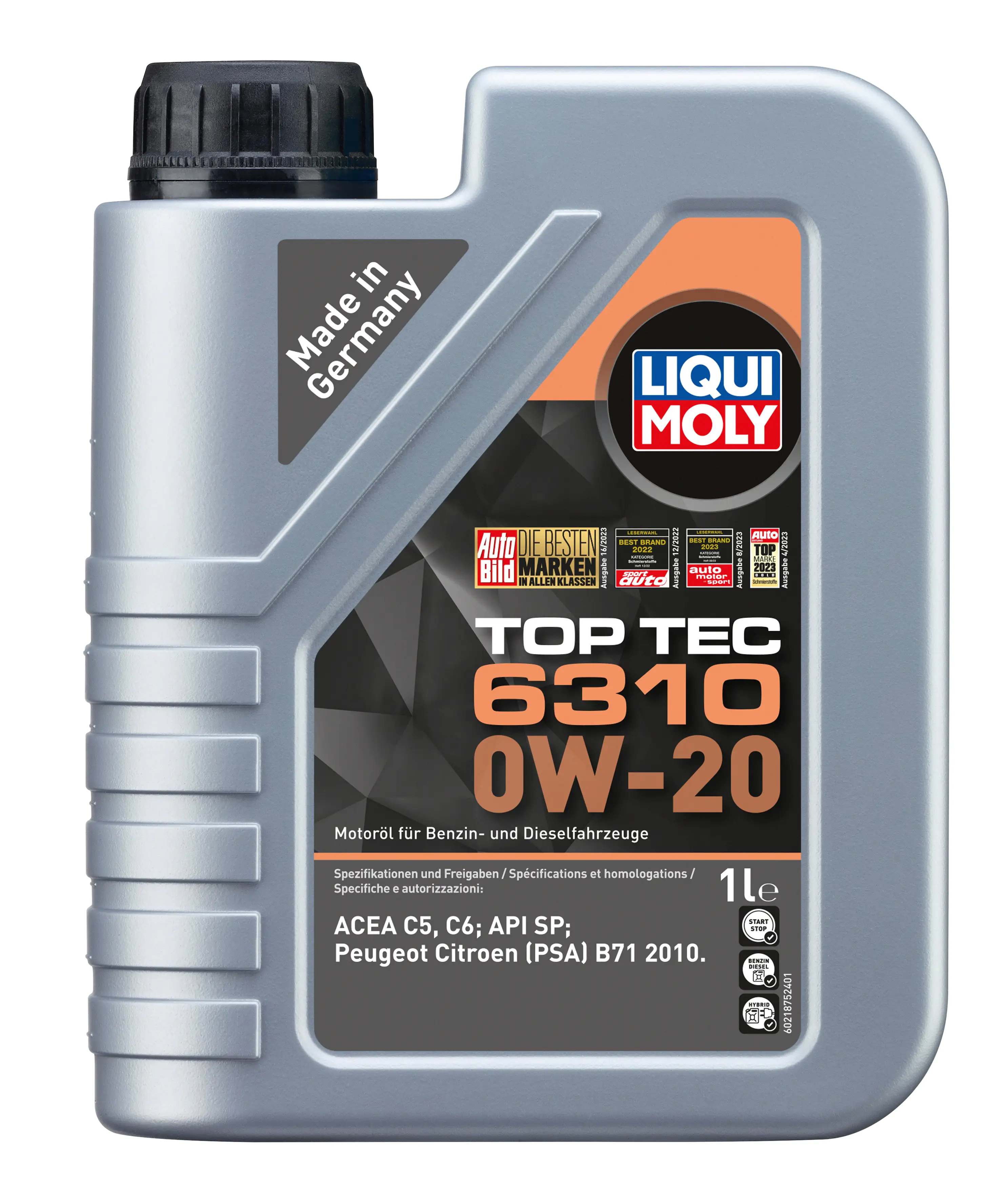 Liqui Moly Motoröl Top Tec 6310 0W-20 1L Liqui Moly Motoröl Top Tec 6310 0W-20 1L