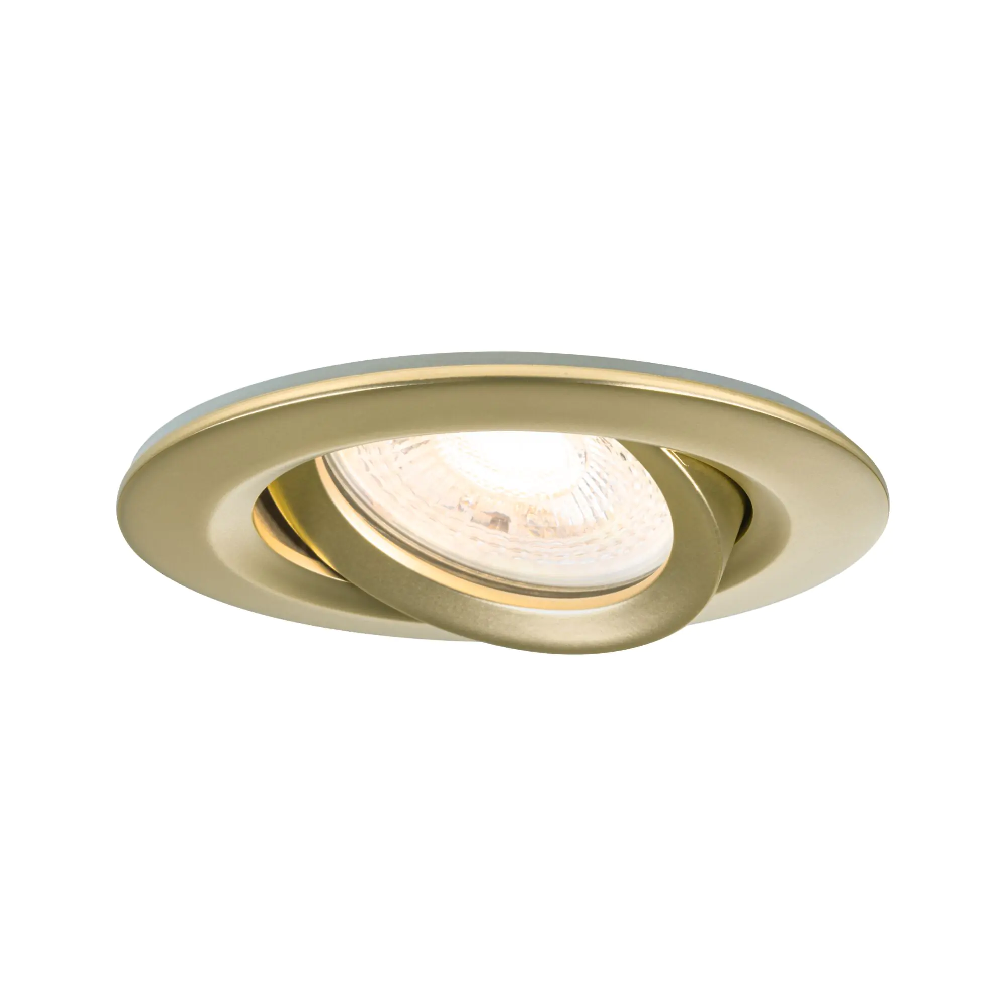 Paulmann LED-Einbauleuchten Set Nova 3x 6W schwenkbar gold matt