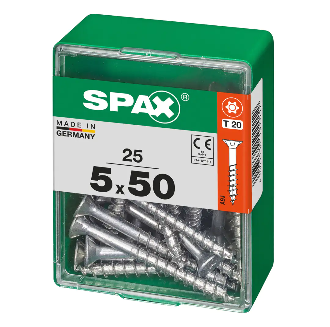 Spax Universalschrauben 5.0 x 50 mm TX 20 - 25 Stk.