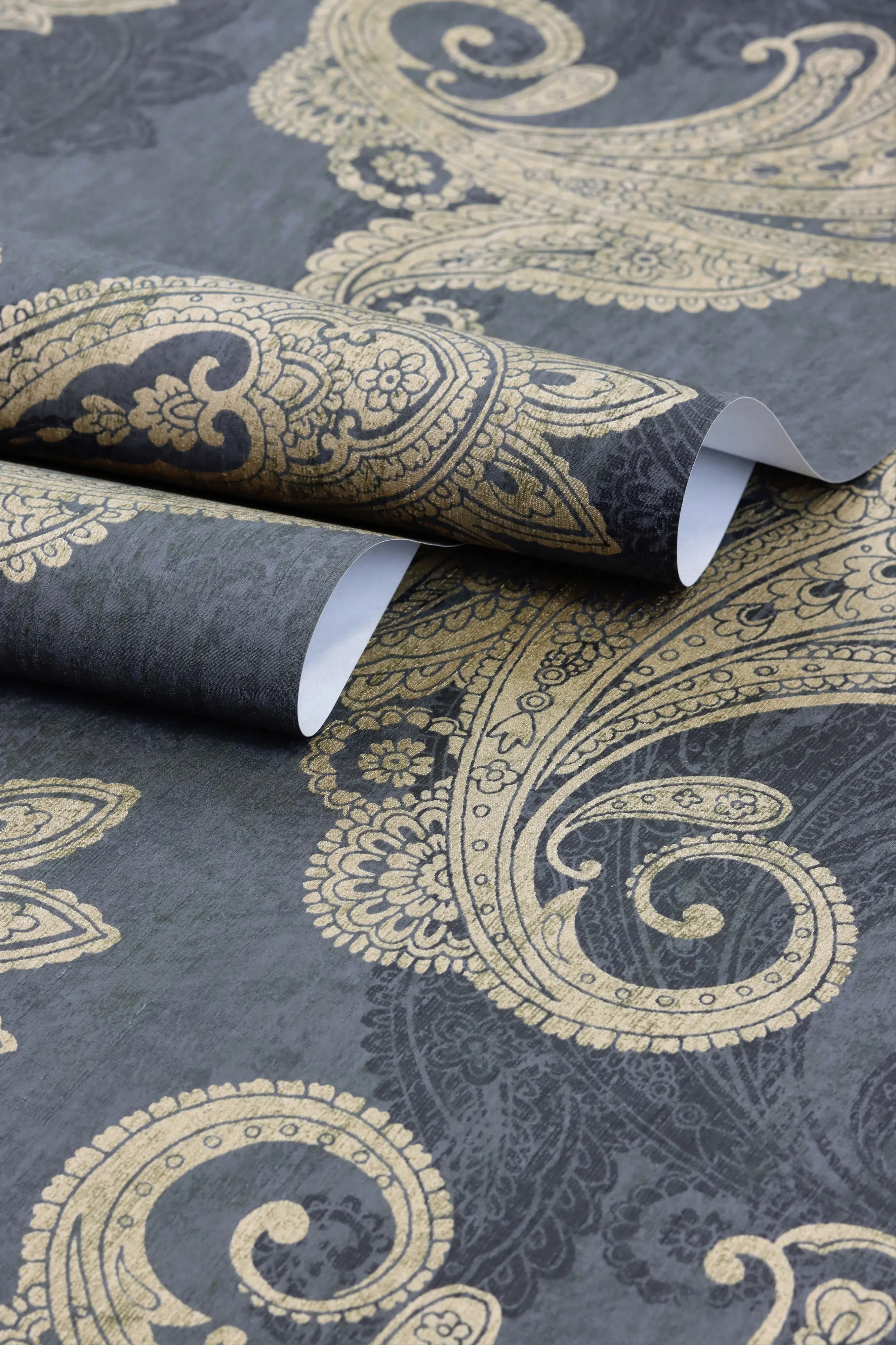 Rasch Vliestapete 746464 Schwarz-Mattschwarz Muster & Motive 10,05 m x 0,53 m