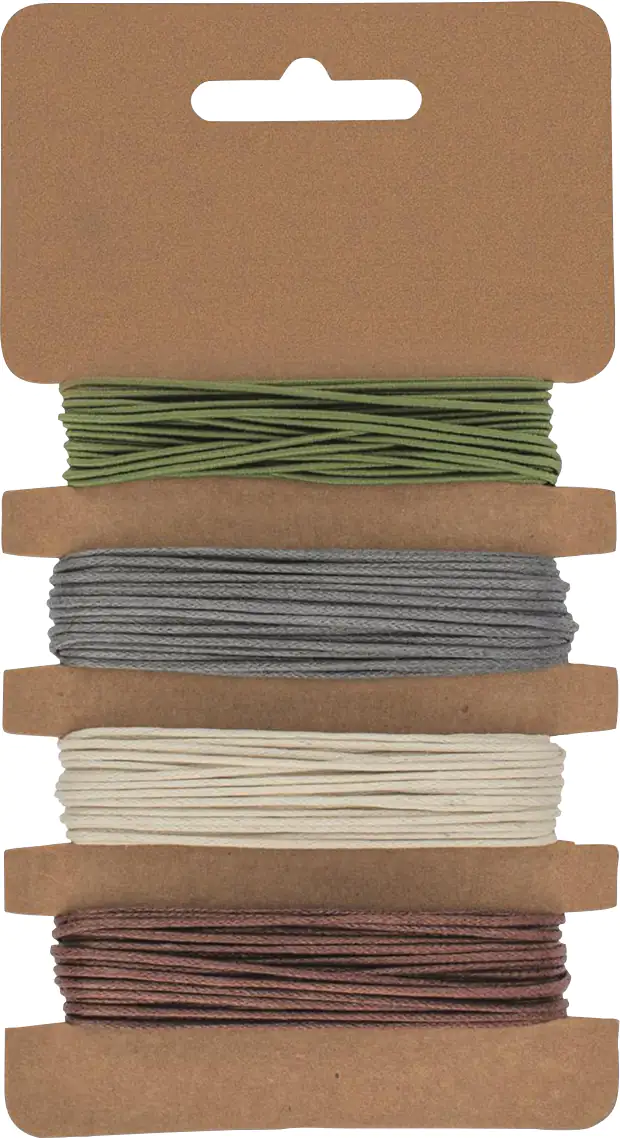 7610877554259 Glorex Baumwollschnur 4 x 3 m, Ø 1 mm