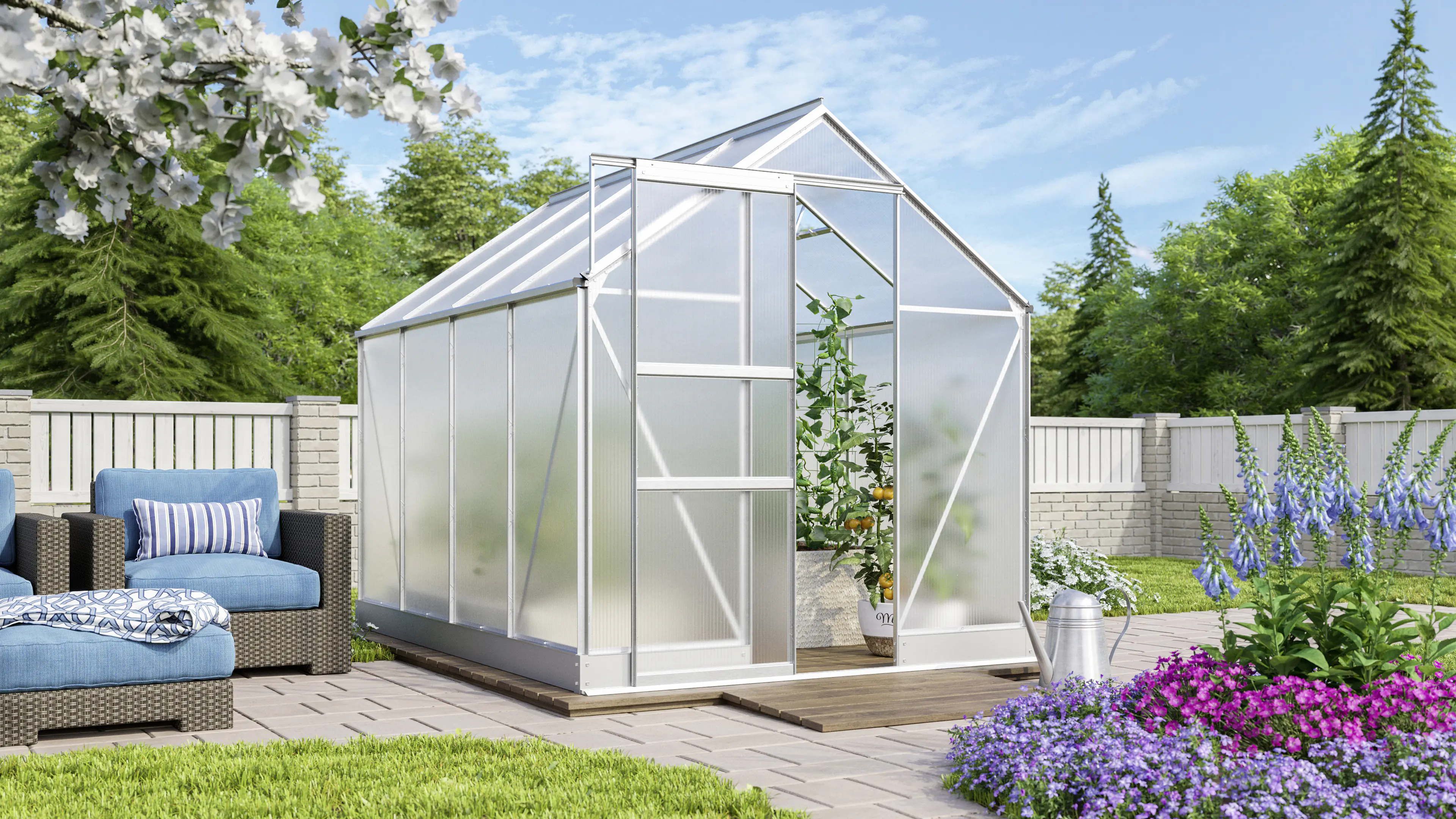 Vitavia Gewächshaus Apollo 5000 194 x 263 cm 4 mm HPK