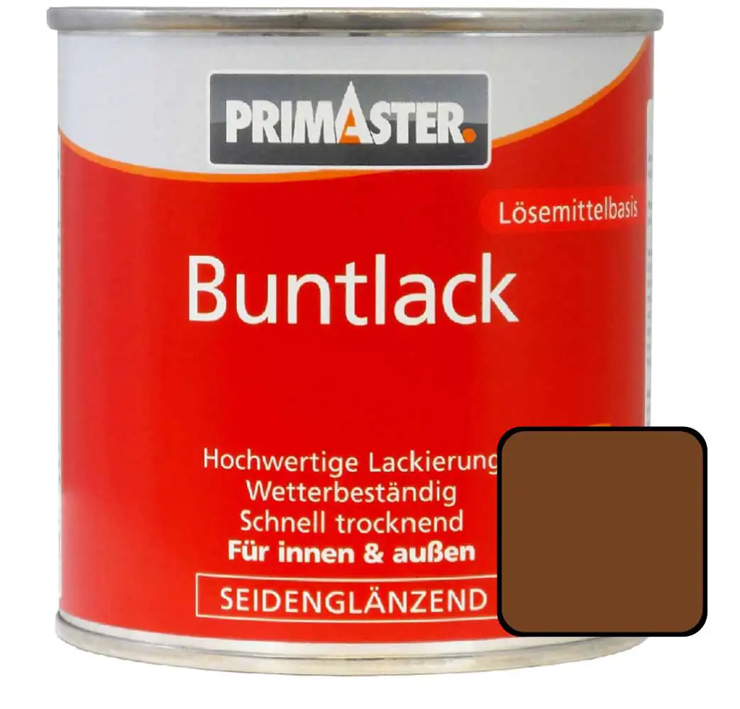 Primaster Buntlack RAL 8003 750 ml lehmbraun seidenglänzend