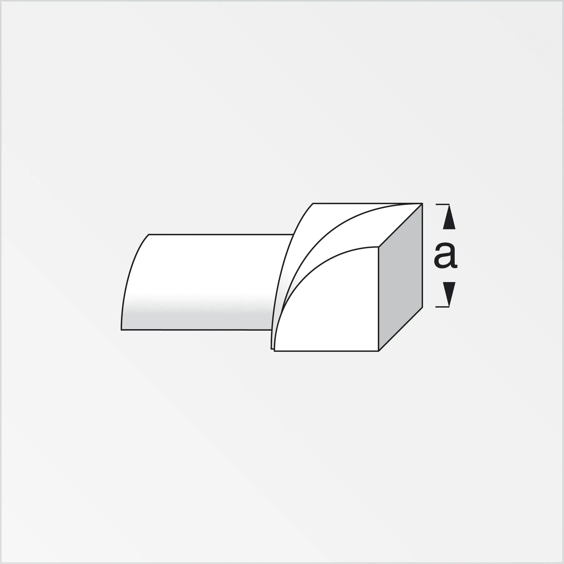 alfer Innenecke 11.5 mm 11.5 mm Aluminium eloxiert gebürstet schwarz alfer Innenecke 11.5 mm 11.5 mm Aluminium eloxiert gebürstet schwarz