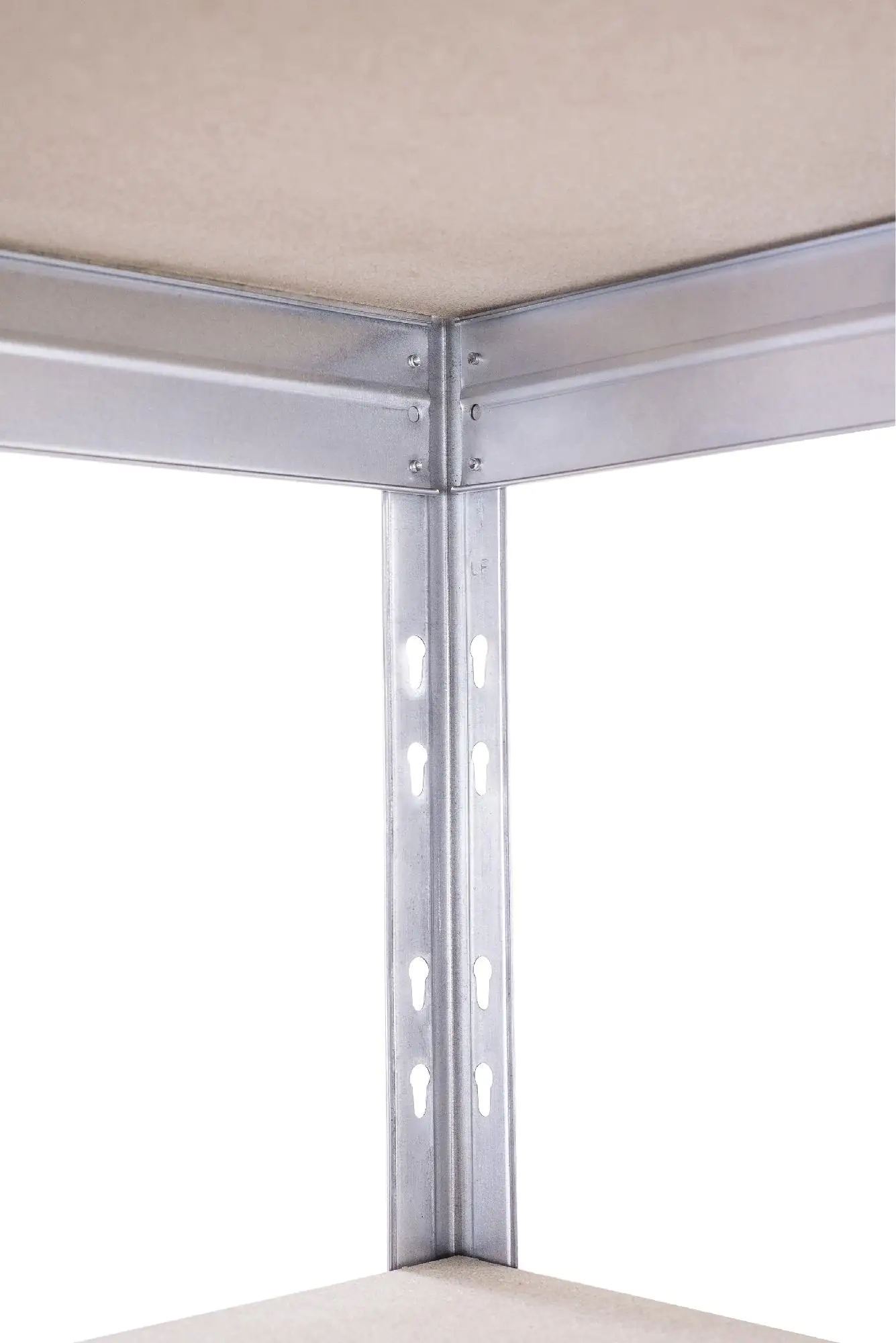 Rivet Metallsteckregal L 180 x 120 x 50 cm 5 Holzböden 1500 kg