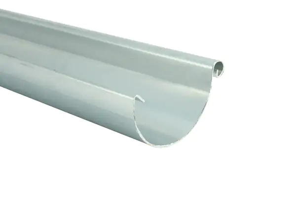 Marley Dachrinne NW 100 mm, 3 m, halbrund, titan-zink Marley Dachrinne NW 100 mm, 3 m, halbrund, titan-zink