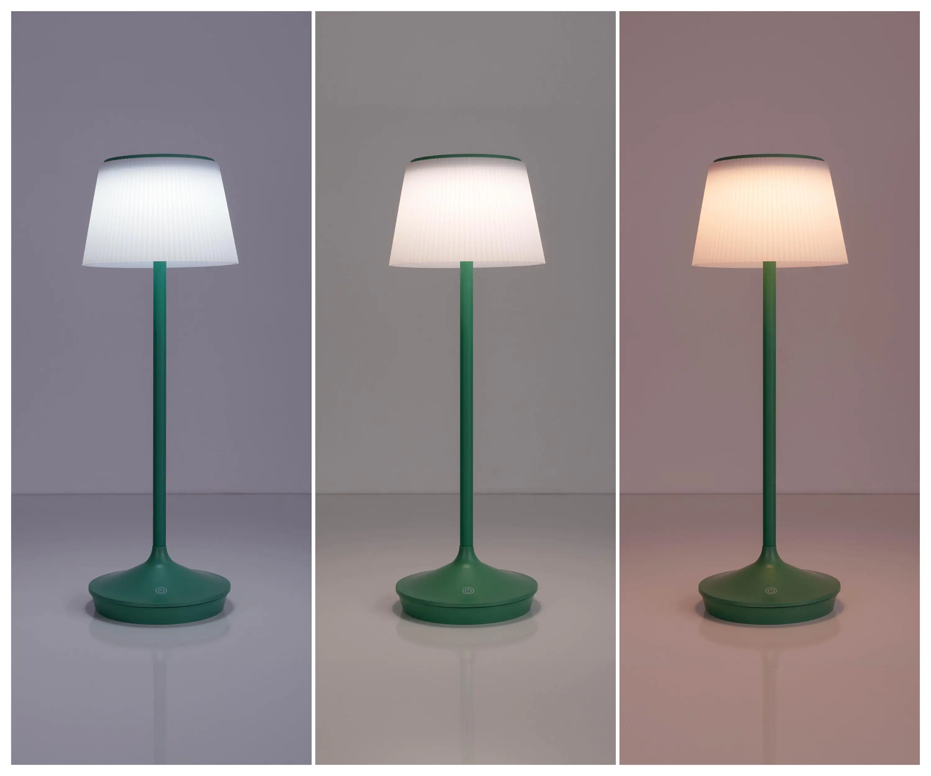 Light & More Solar-Tischleuchte Emmi grün 38 x 13 cm Light & More Solar-Tischleuchte Emmi grün 38 x 13 cm