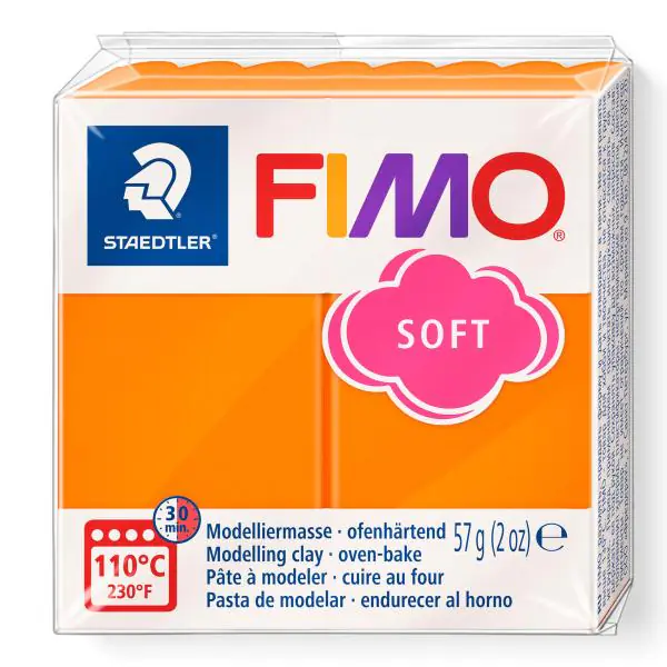 Fimo Soft mandarine 57 Gramm