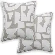 Sehlbach Kissen Jacquard silbergrau 45 x 45 cm