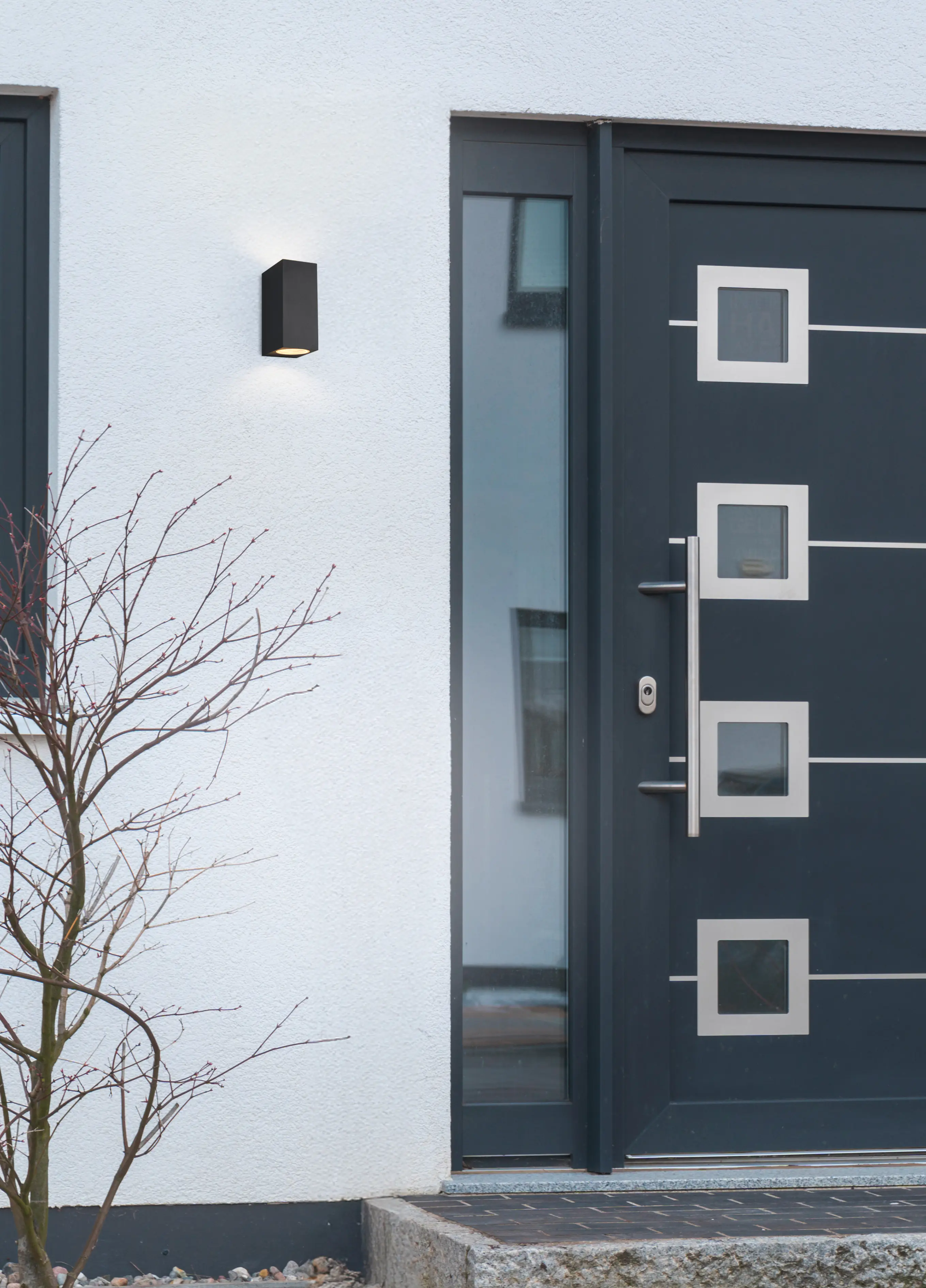 Trio Leuchten Außen-Wandleuchte Roya GU10 anthrazit Up- & Downlight