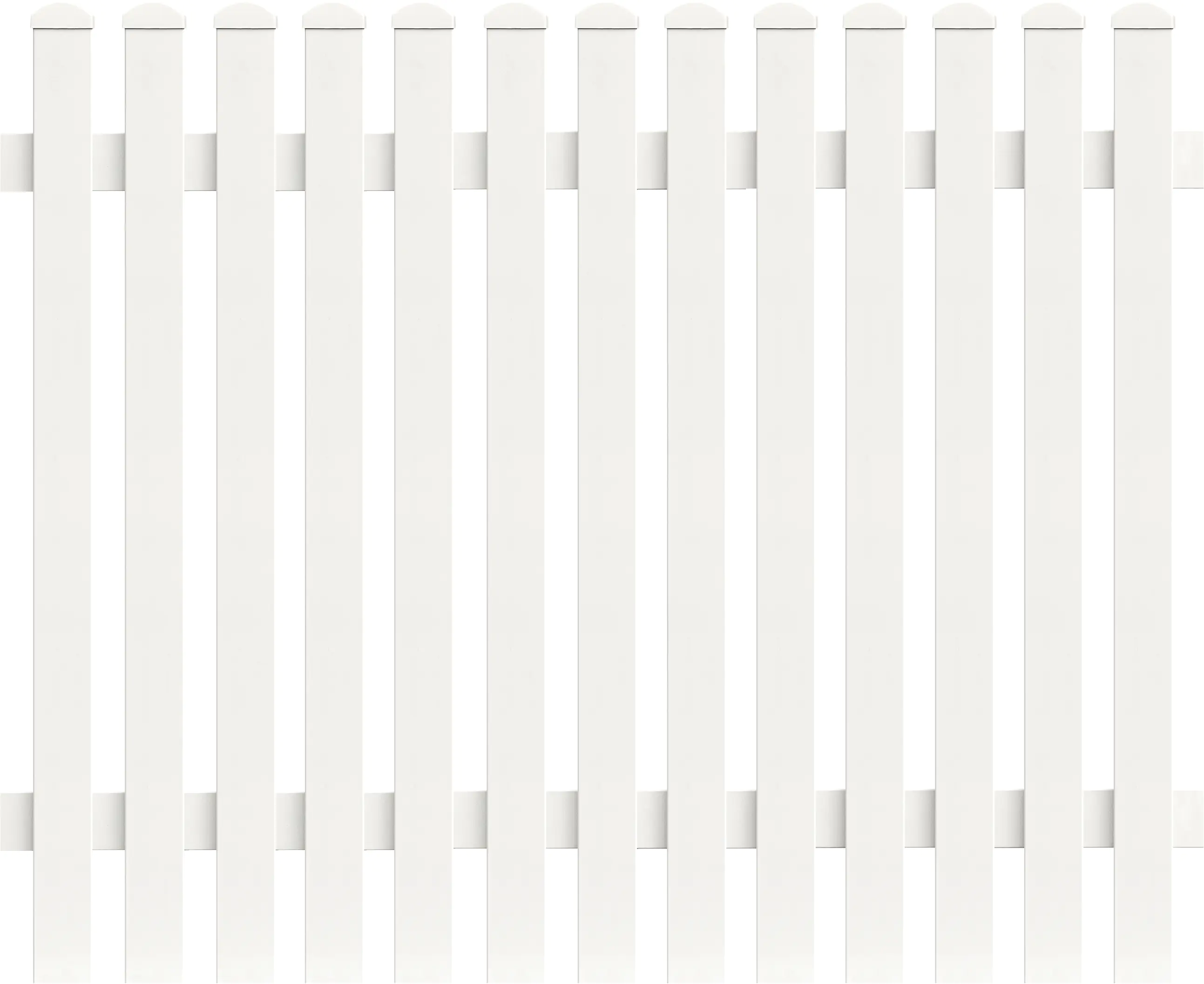 KM Zaun Zaunfeld Meran Gerade 148 x 150 cm, weiß