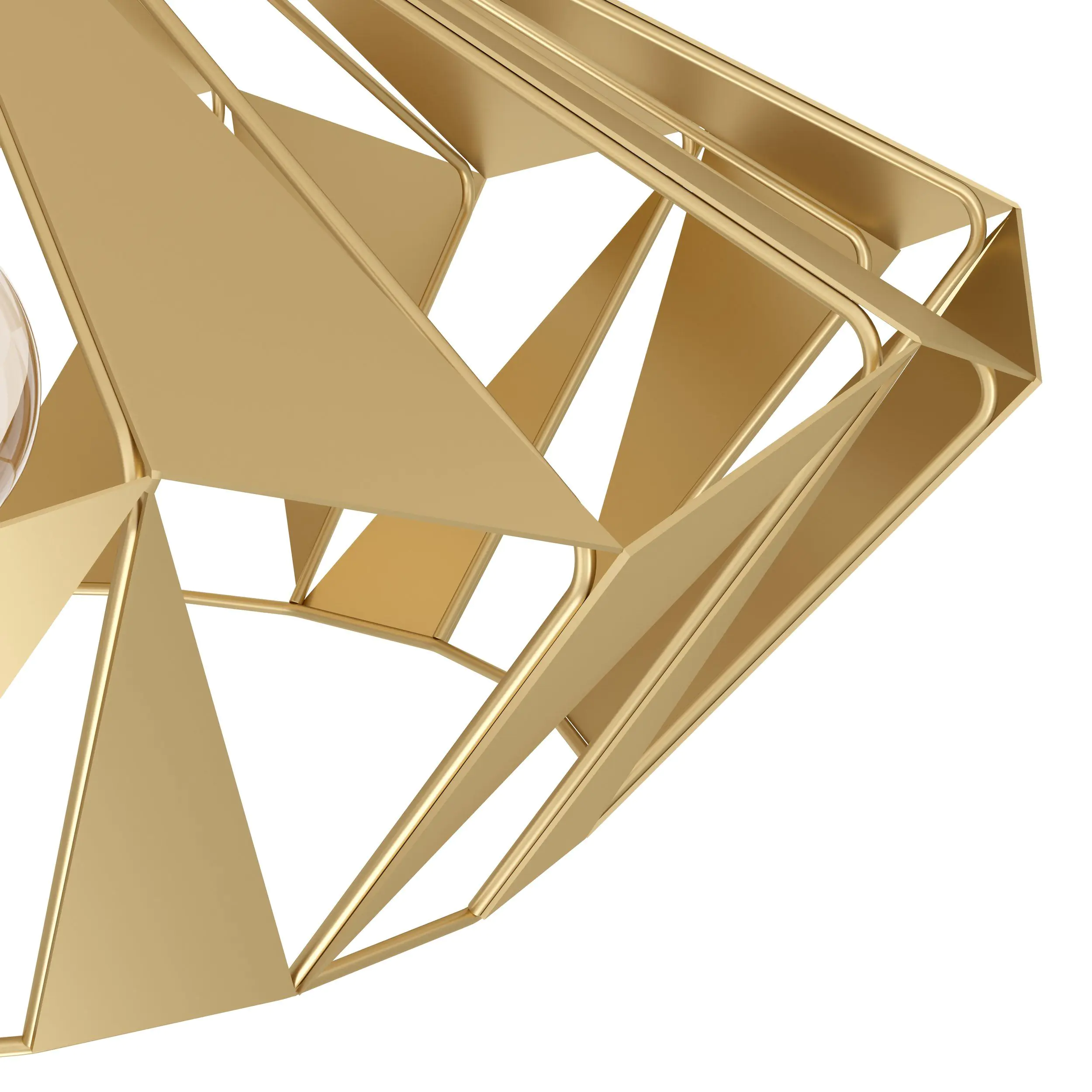Eglo Deckenleuchte Carlton gold Ø 47 cm E27 Eglo Deckenleuchte Carlton gold Ø 47 cm E27