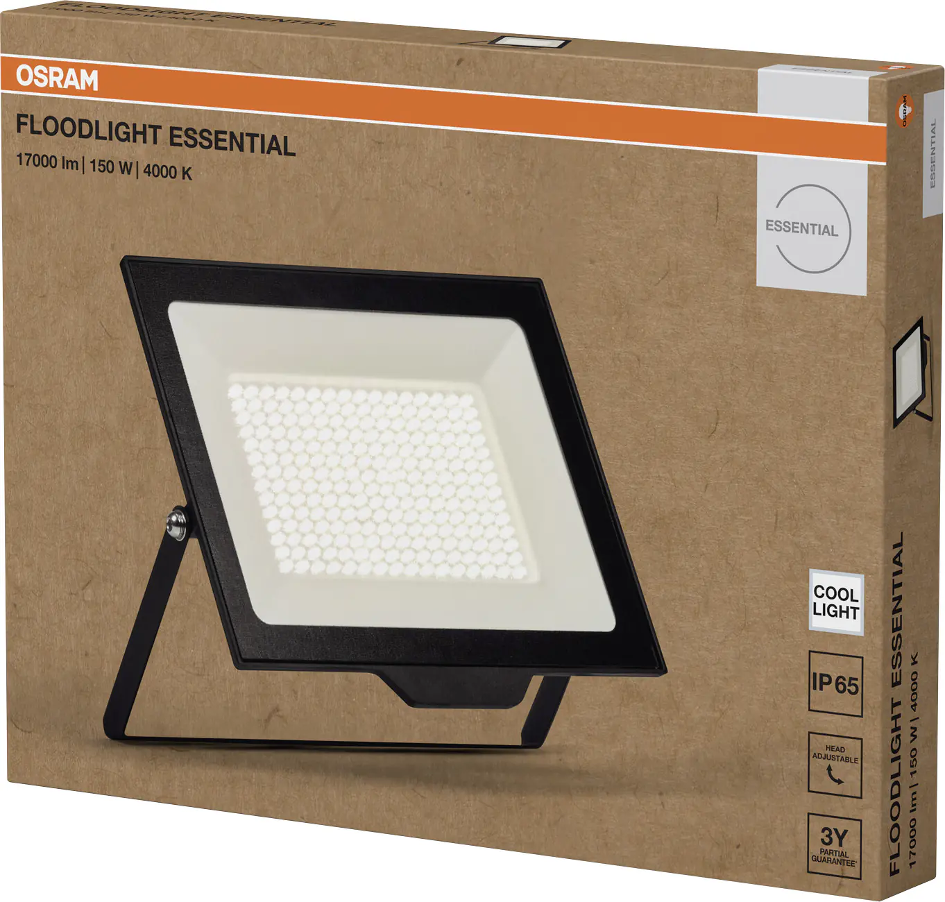 Osram Außenleuchte Floodlight Essential 150W 4000K schwarz Osram Außenleuchte Floodlight Essential 150W 4000K schwarz