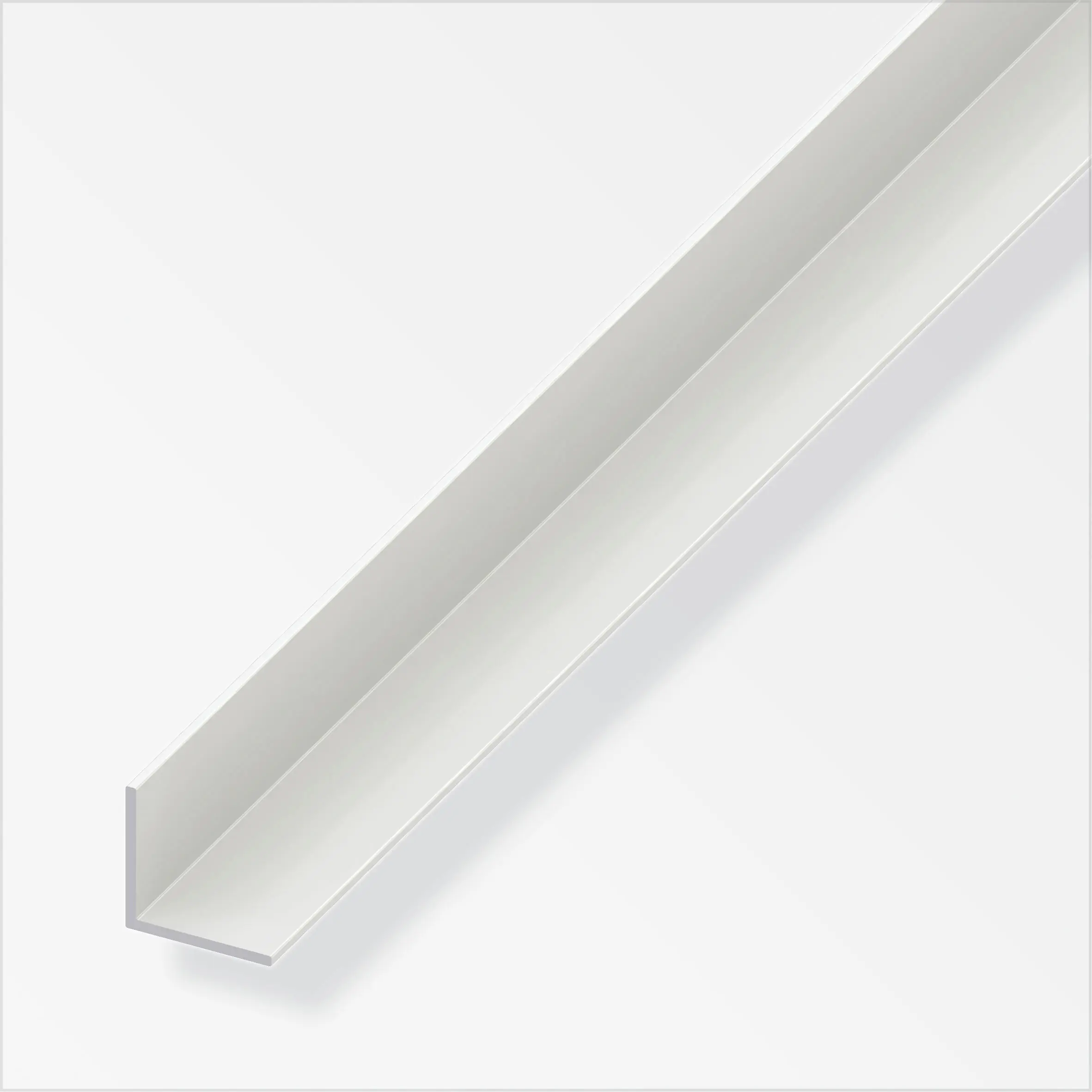 alfer Winkel 1 m, 50 x 50 mm PVC (Kunststoff) glatt weiss alfer Winkel 1 m, 50 x 50 mm PVC (Kunststoff) glatt weiss