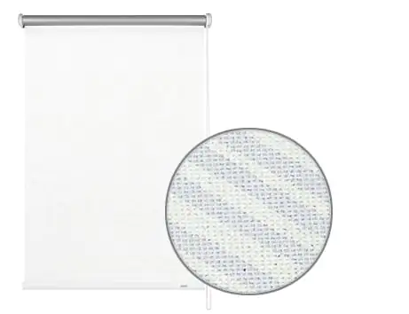 Gardinia Seitenzugrollo Thermo Streifen weiß 112 x 180 cm