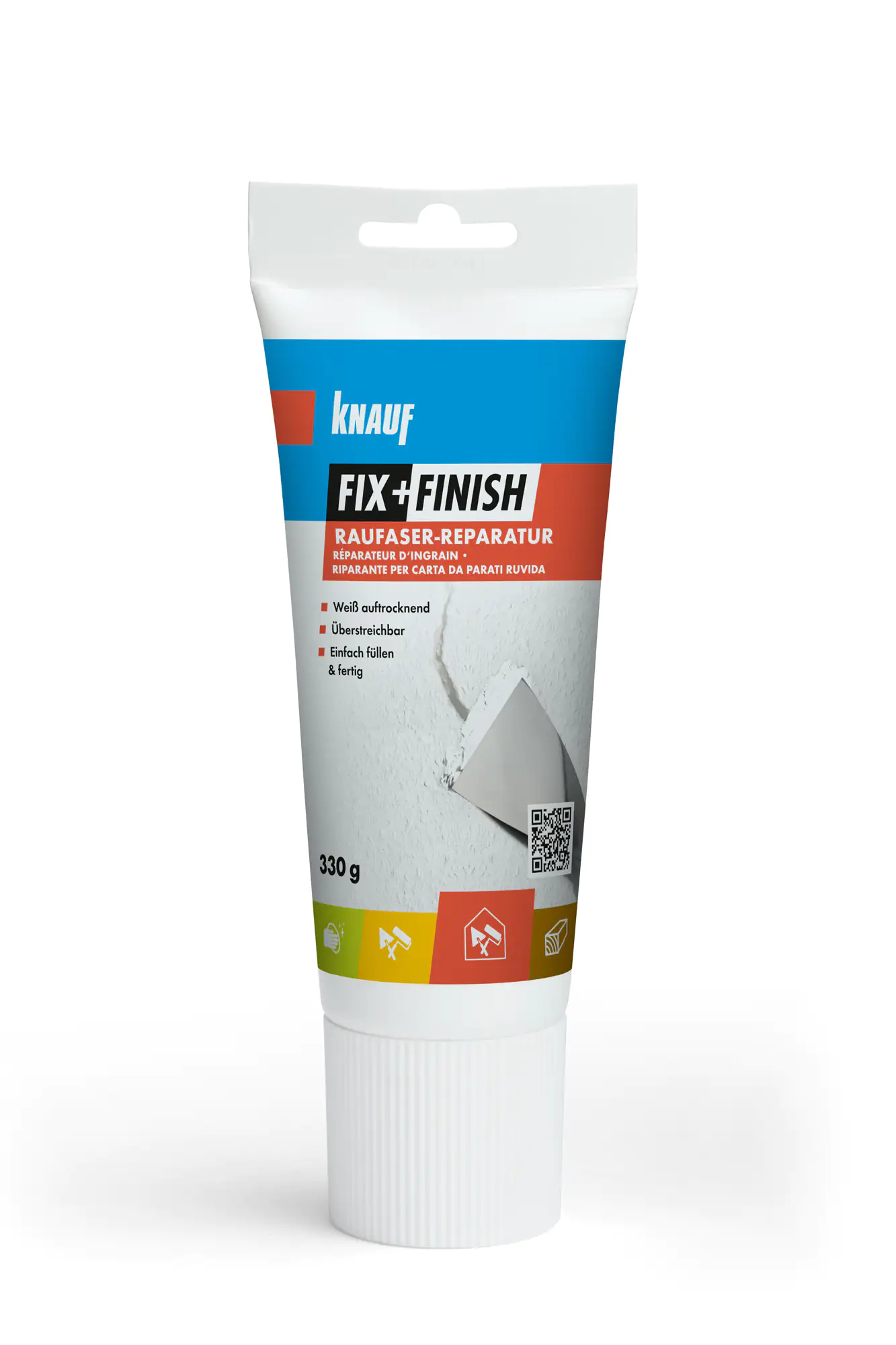 Knauf Fix + Finish Rauhfaserreparatur weiß 330 g