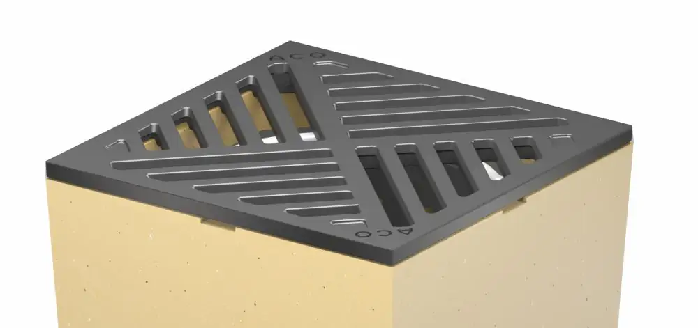 ACO Self Gussrost für Hofablauf 25 x 25 cm schwarz ACO Self Gussrost für Hofablauf 25 x 25 cm schwarz