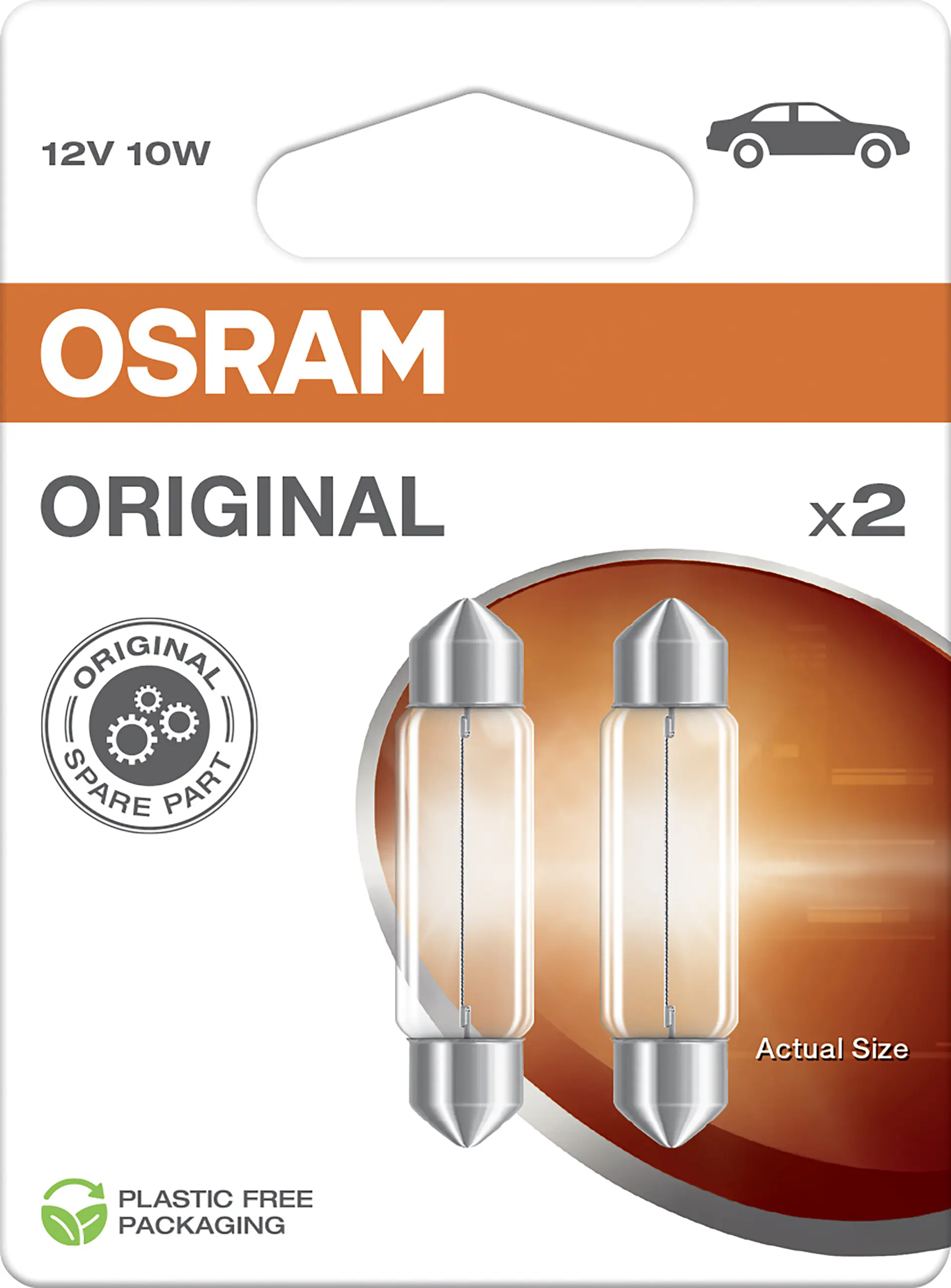 Osram Sofittenlampe C10W Original 2.0 2 Stück