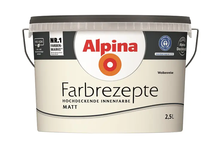 Alpina Farbrezepte Wolkenreise matt 2,5 L Alpina Farbrezepte Wolkenreise matt 2,5 L
