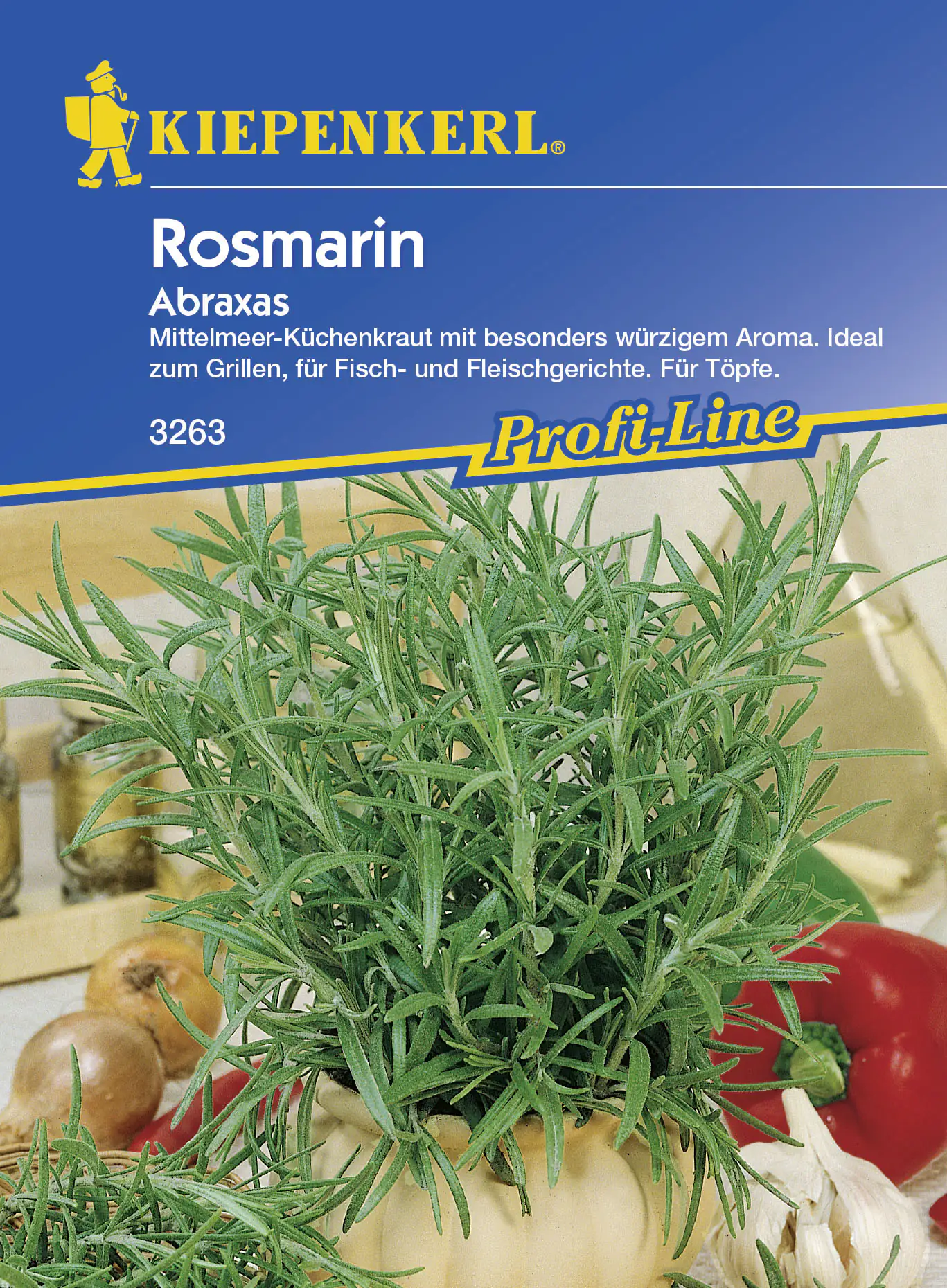 Kiepenkerl Rosmarin Abraxas Rosmarinus officinalis, Inhalt: ca. 50 Pflanzen Kiepenkerl Rosmarin Abraxas Rosmarinus officinalis, Inhalt: ca. 50 Pflanzen