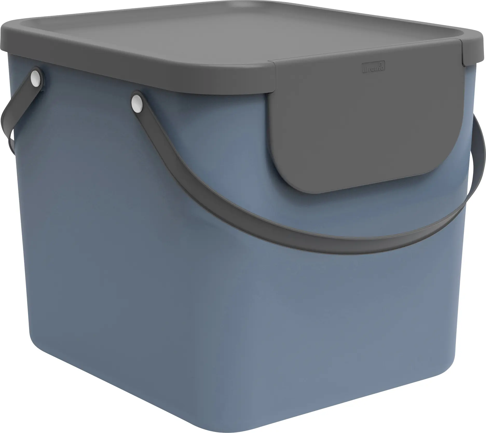 Rotho Mülltrennungssystem Albula 40 L horizon blue Recyclingbehälter Rotho Mülltrennungssystem Albula 40 L horizon blue Recyclingbehälter