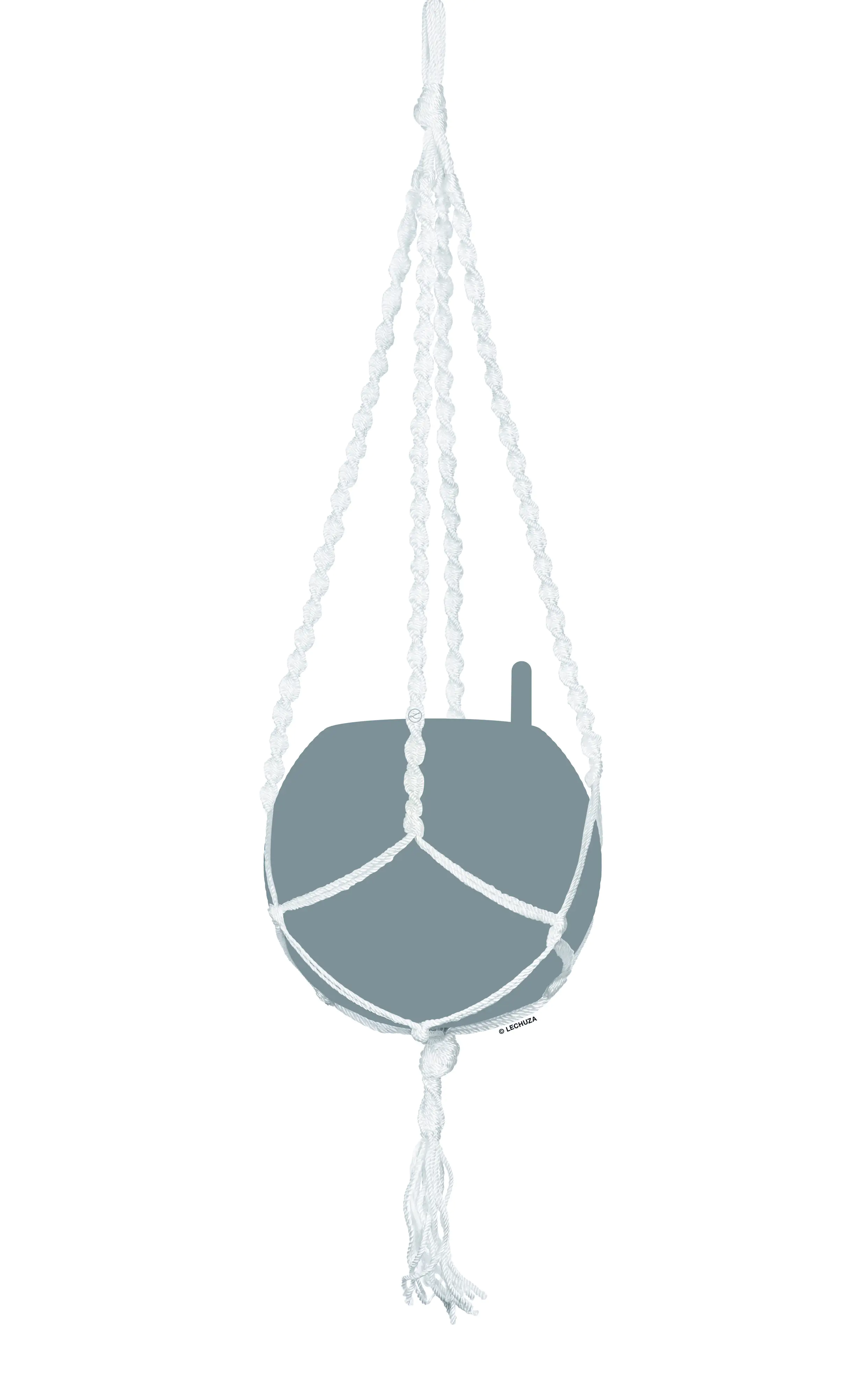 Lechuza Makramee Boho 90 weiß