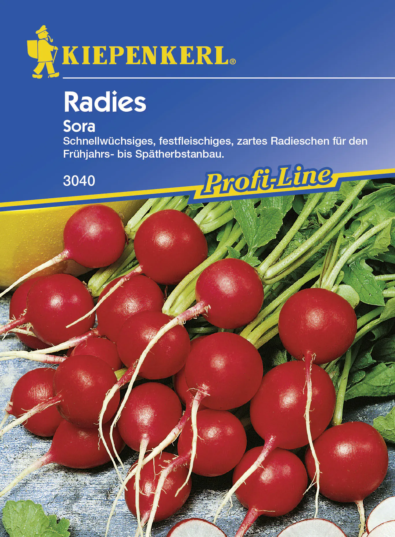 Kiepenkerl Radieschen Sora Raphanus sativus var. sativus, Inhalt: ca. 10 lfd. Meter