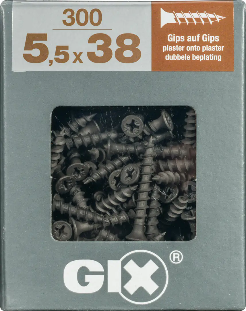 Spax Schnellbauschrauben 5.5 x 38 mm PH 2 - 300 Stk. Spax Schnellbauschrauben 5.5 x 38 mm PH 2 - 300 Stk.